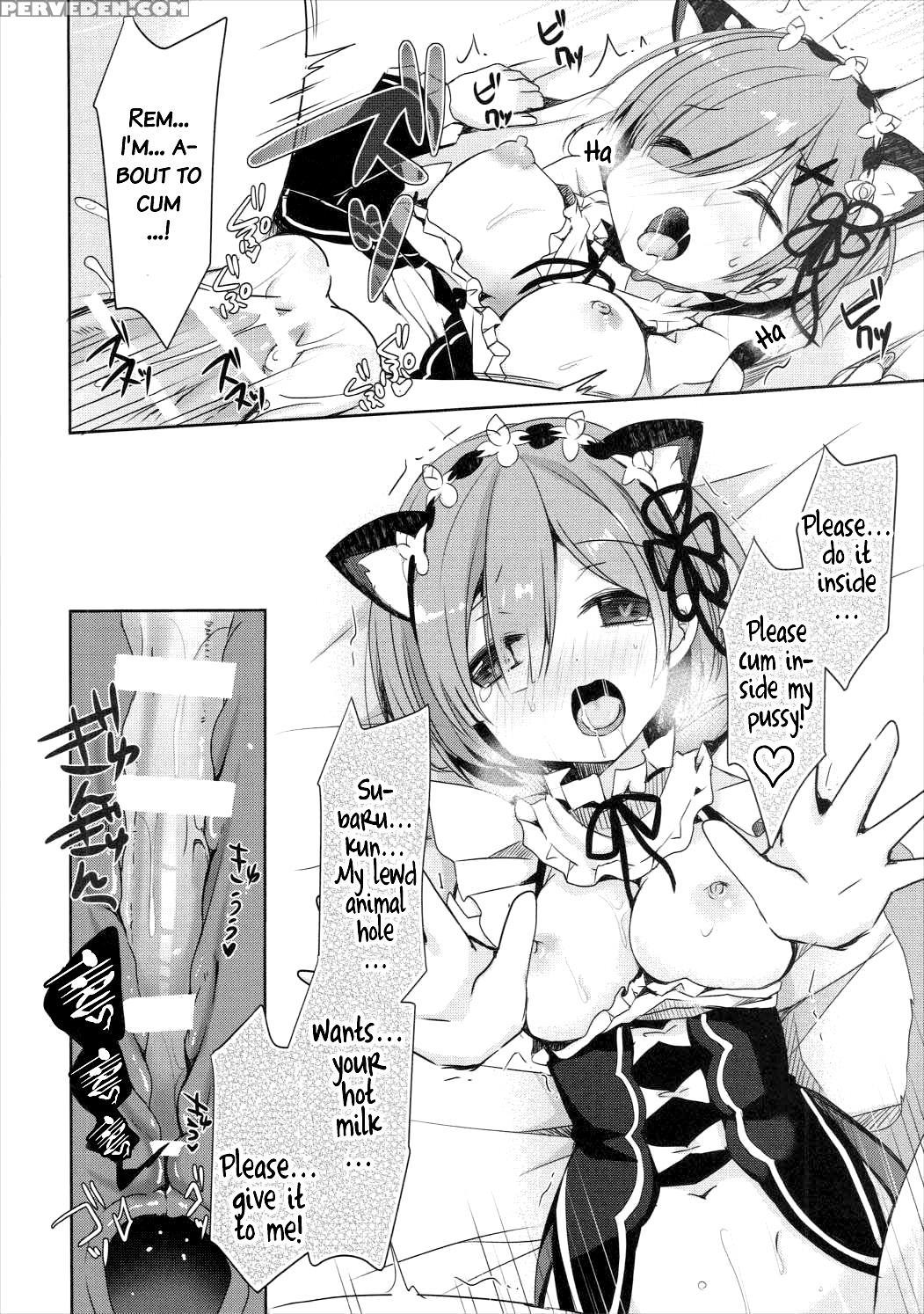 (mimiket 35) [moriq (mori Airi)] Rem Nyan Wa Hatsujouki (re:zero Kara Hajimeru Isekai Seikatsu) [english] {doujins.com} Chapter 1 Page 21