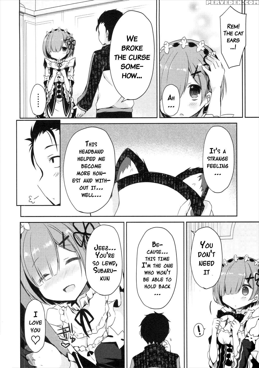 (mimiket 35) [moriq (mori Airi)] Rem Nyan Wa Hatsujouki (re:zero Kara Hajimeru Isekai Seikatsu) [english] {doujins.com} Chapter 1 Page 23