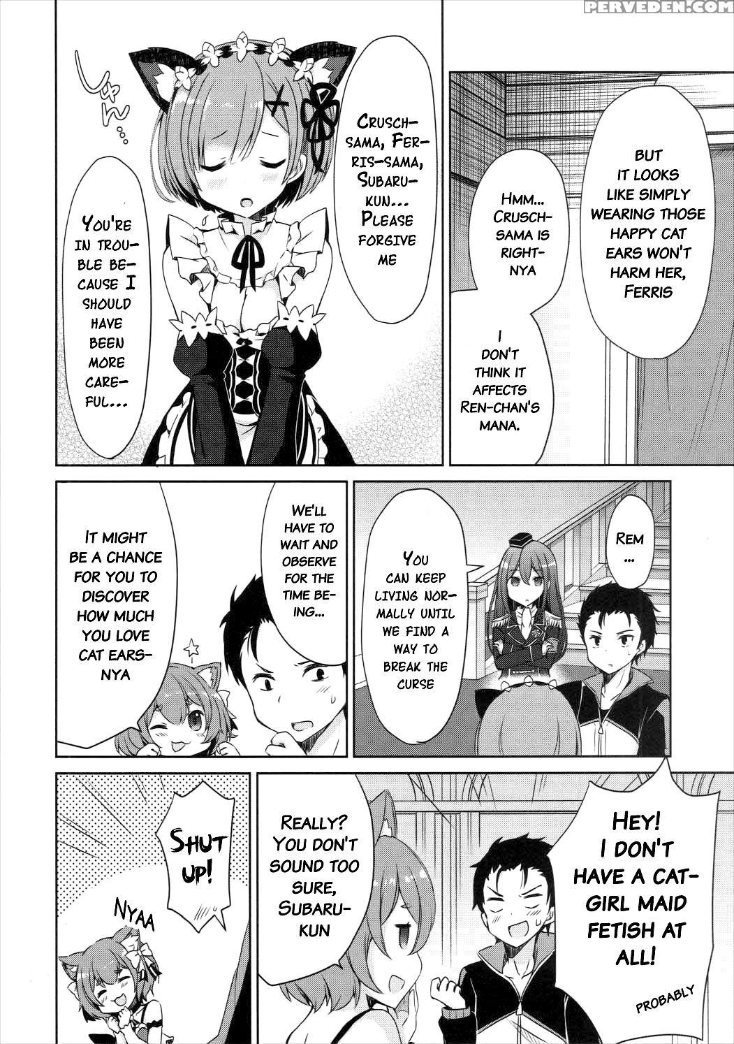 (mimiket 35) [moriq (mori Airi)] Rem Nyan Wa Hatsujouki (re:zero Kara Hajimeru Isekai Seikatsu) [english] {doujins.com} Chapter 1 Page 7
