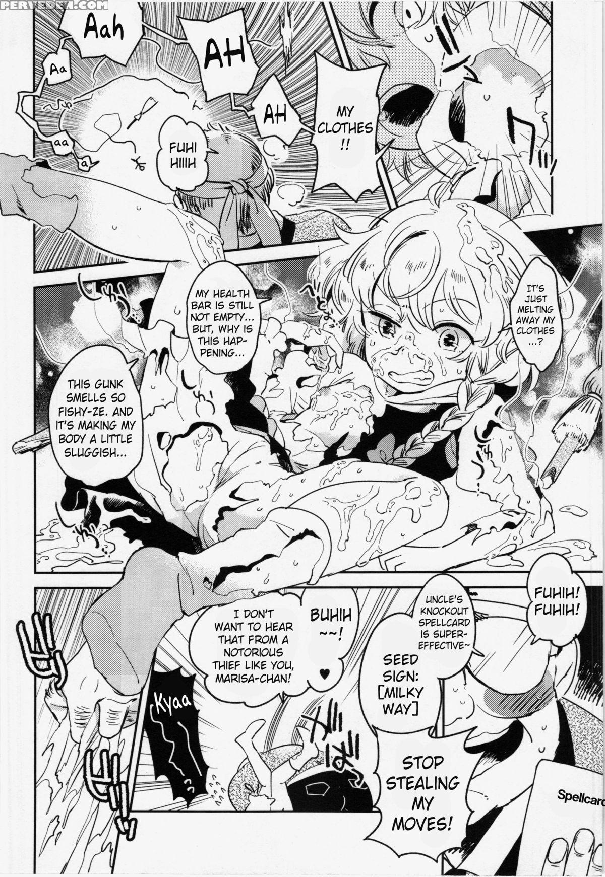 (reitaisai 12) [kuma-tan Flash! (yukataro)] Marisa-chan No Extacy Stage Kouryaku! | Marisa-chan's Extacy Level Guide! (gensoukyou Ni Tanetsuke Oji-san Ga Yattekita Ya-ya-ya) (touhou Project) [english] 1