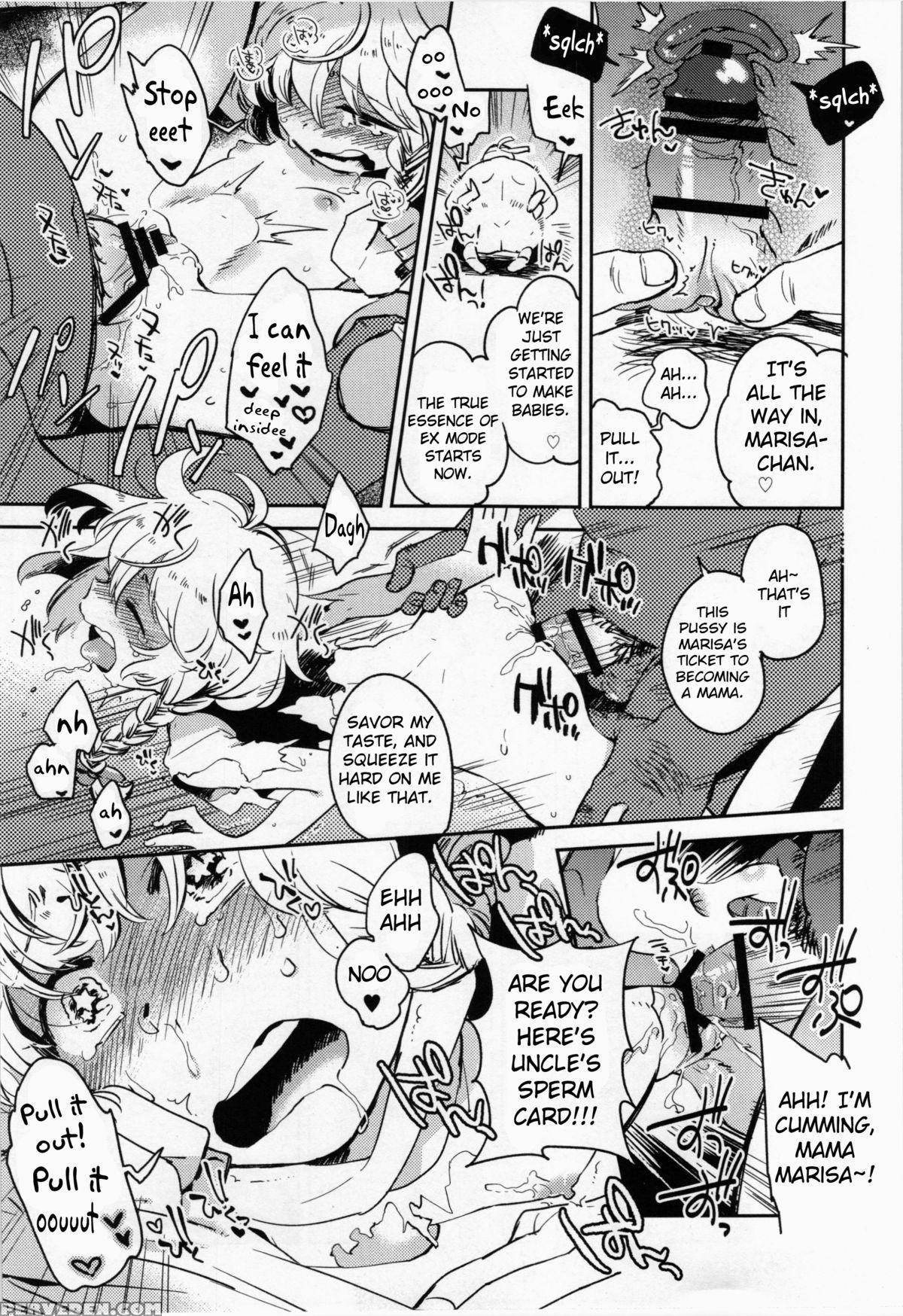 (reitaisai 12) [kuma-tan Flash! (yukataro)] Marisa-chan No Extacy Stage Kouryaku! | Marisa-chan's Extacy Level Guide! (gensoukyou Ni Tanetsuke Oji-san Ga Yattekita Ya-ya-ya) (touhou Project) [english] 1