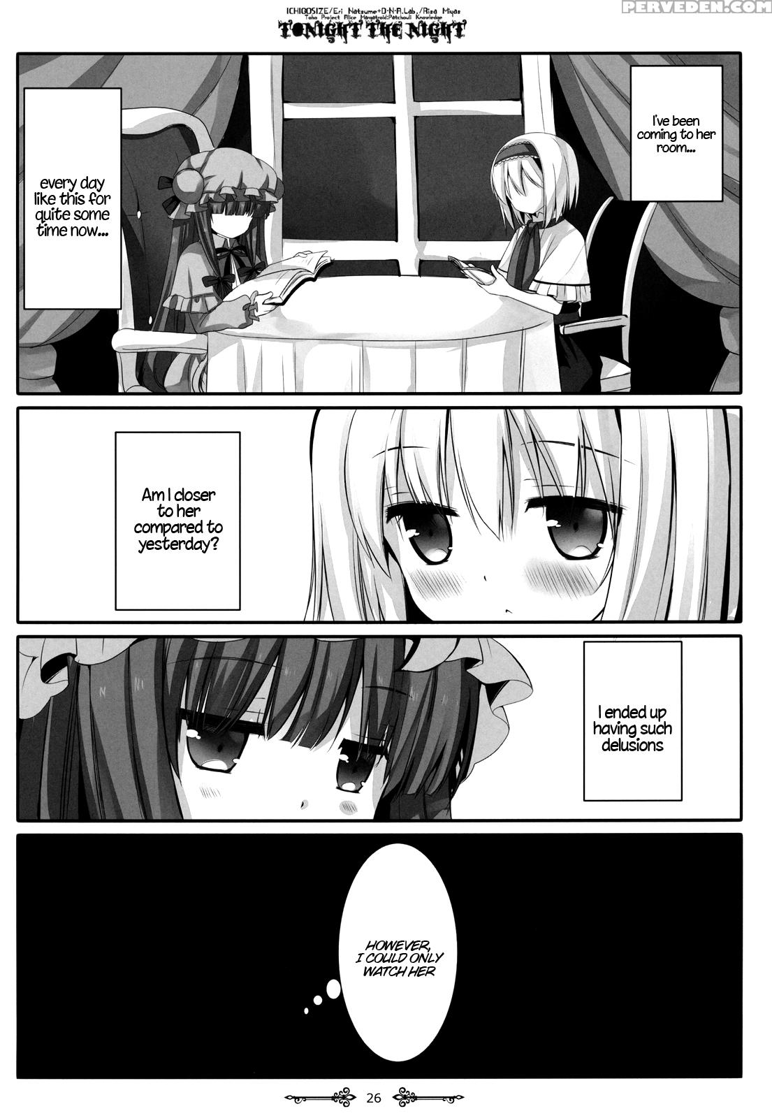 (reitaisai 9) [d.n.a.lab., Ichigo Size (miyasu Risa, Natsume Eri)] Tonight The Night (touhou Project) [english] {hennojin} Chapter 1 Page 25