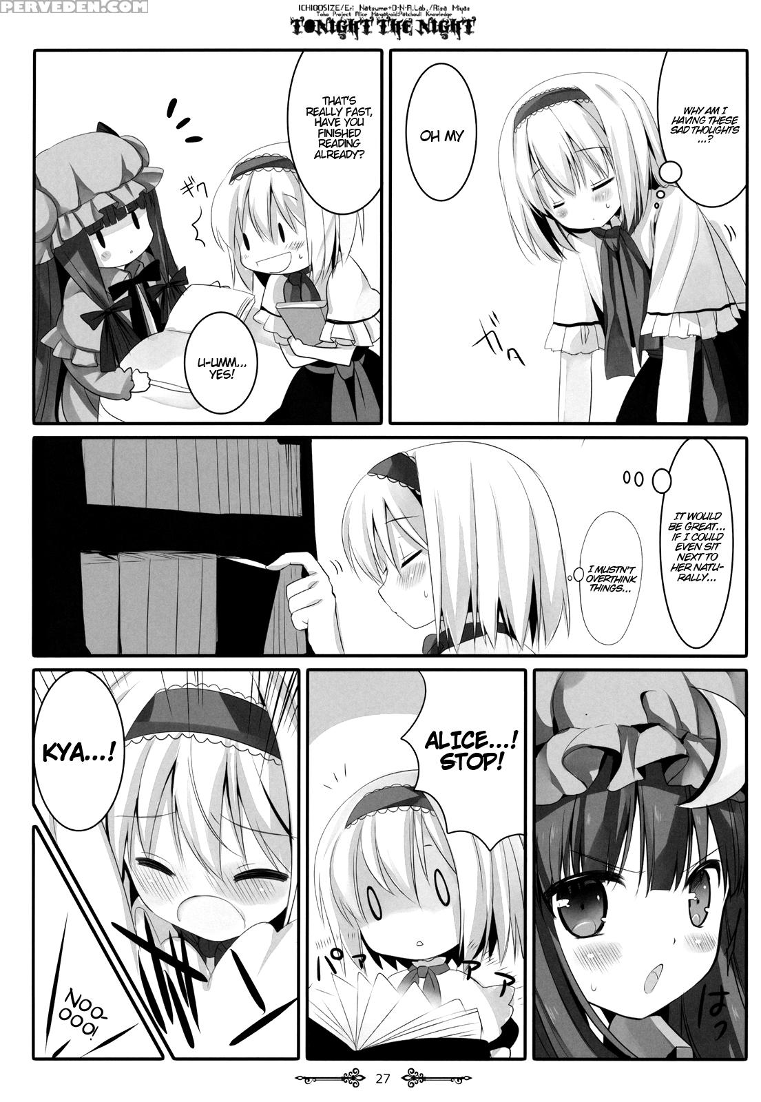 (reitaisai 9) [d.n.a.lab., Ichigo Size (miyasu Risa, Natsume Eri)] Tonight The Night (touhou Project) [english] {hennojin} Chapter 1 Page 26
