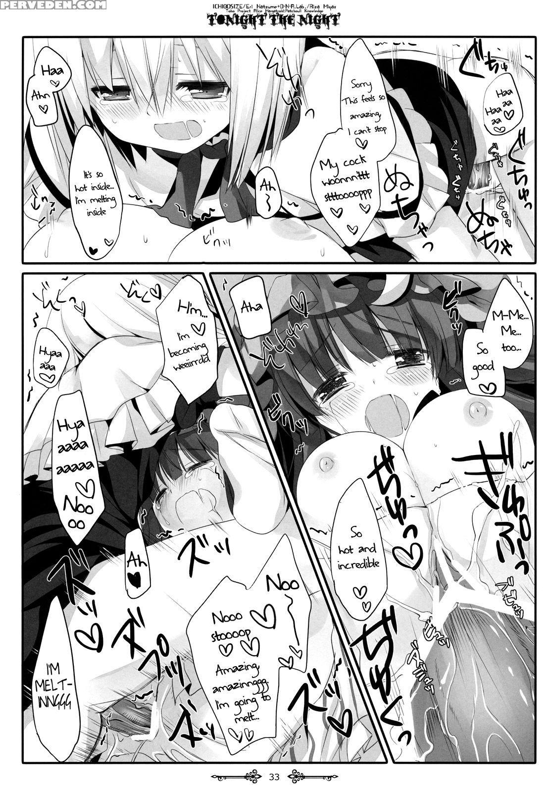 (reitaisai 9) [d.n.a.lab., Ichigo Size (miyasu Risa, Natsume Eri)] Tonight The Night (touhou Project) [english] {hennojin} Chapter 1 Page 32