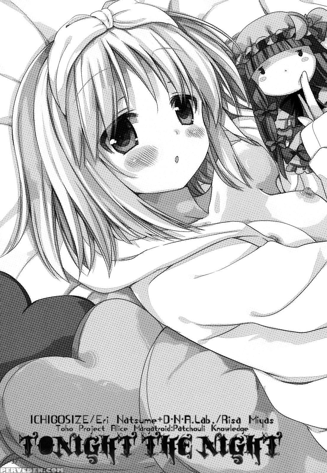 (reitaisai 9) [d.n.a.lab., Ichigo Size (miyasu Risa, Natsume Eri)] Tonight The Night (touhou Project) [english] {hennojin} Chapter 1 Page 36