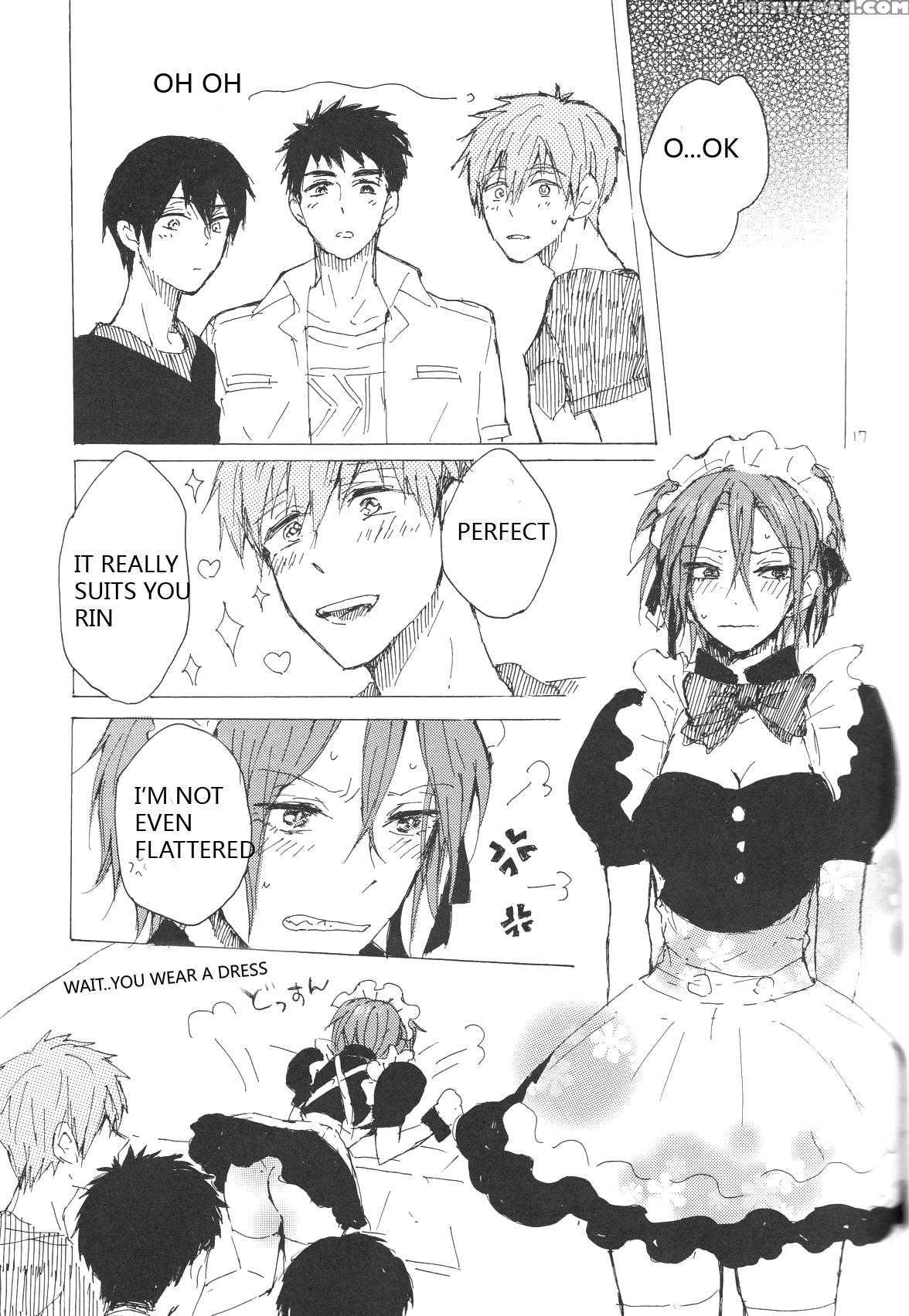 (renai Jaws 5) [sashilot (tenjou Shio)] Yon-p! (free!) [english] [rinrinlove] 1