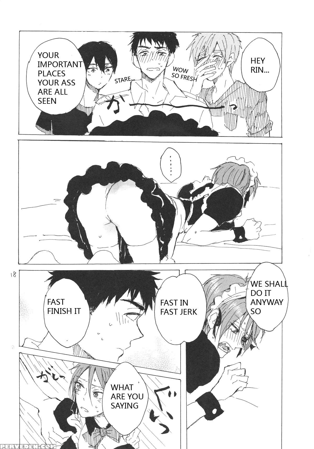 (renai Jaws 5) [sashilot (tenjou Shio)] Yon-p! (free!) [english] [rinrinlove] 1