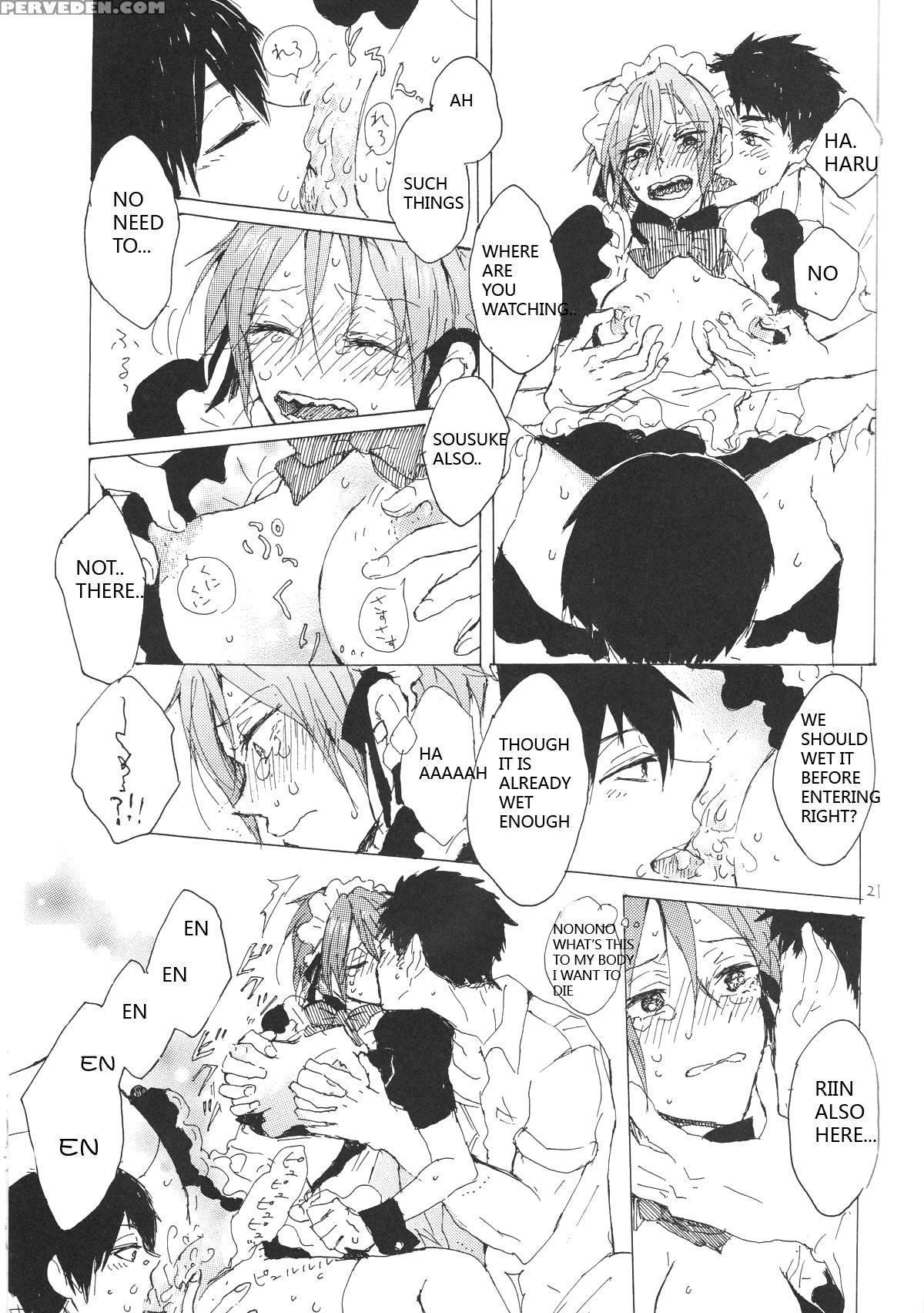 (renai Jaws 5) [sashilot (tenjou Shio)] Yon-p! (free!) [english] [rinrinlove] 1