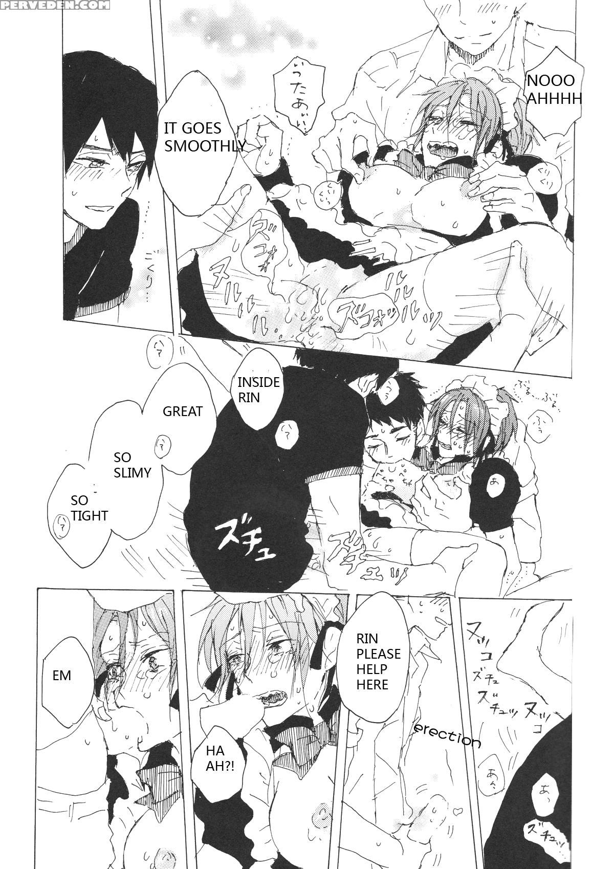 (renai Jaws 5) [sashilot (tenjou Shio)] Yon-p! (free!) [english] [rinrinlove] 1