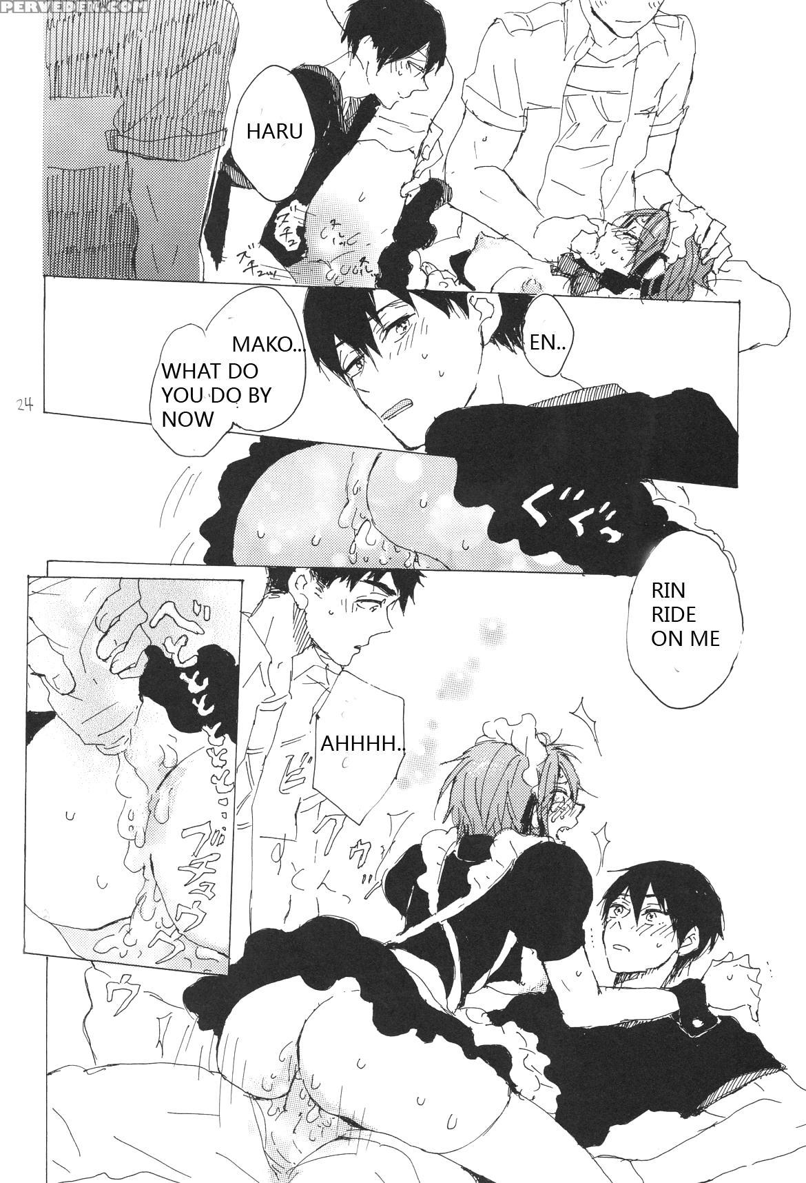 (renai Jaws 5) [sashilot (tenjou Shio)] Yon-p! (free!) [english] [rinrinlove] 1