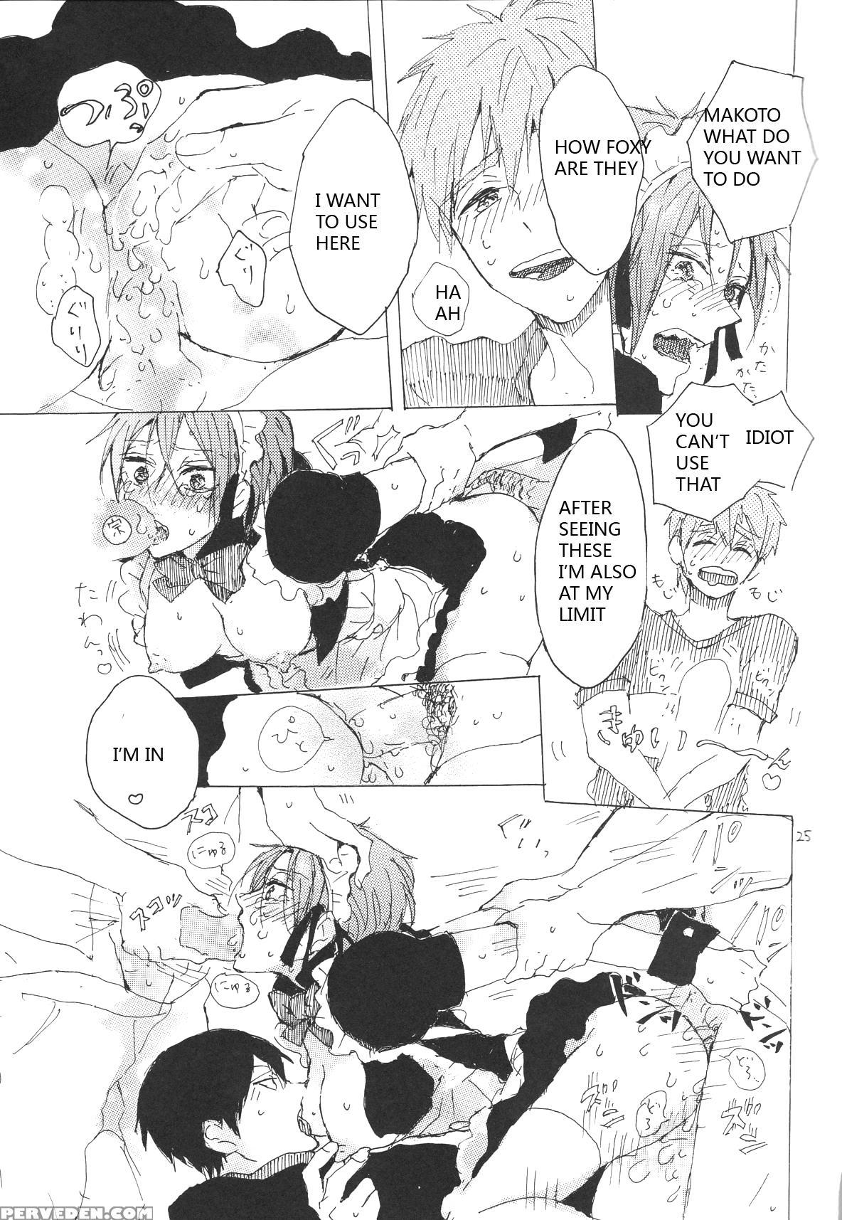 (renai Jaws 5) [sashilot (tenjou Shio)] Yon-p! (free!) [english] [rinrinlove] 1