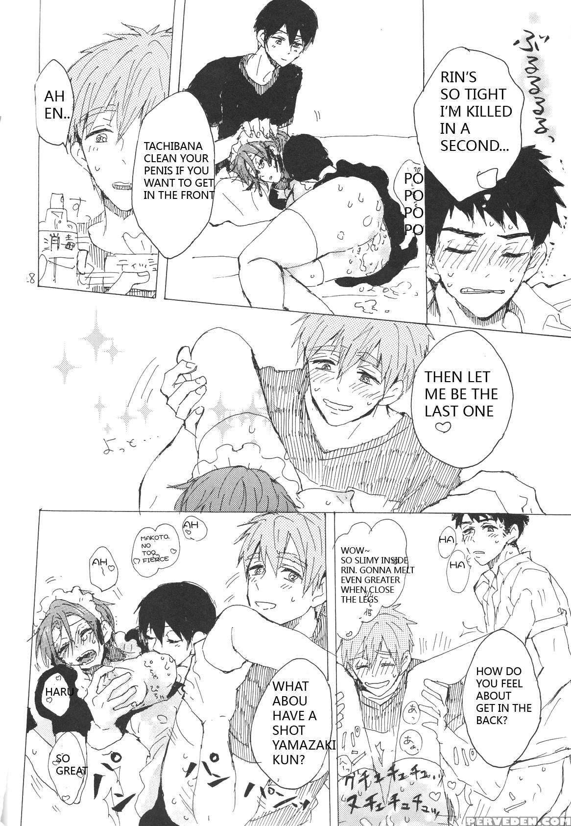 (renai Jaws 5) [sashilot (tenjou Shio)] Yon-p! (free!) [english] [rinrinlove] 1