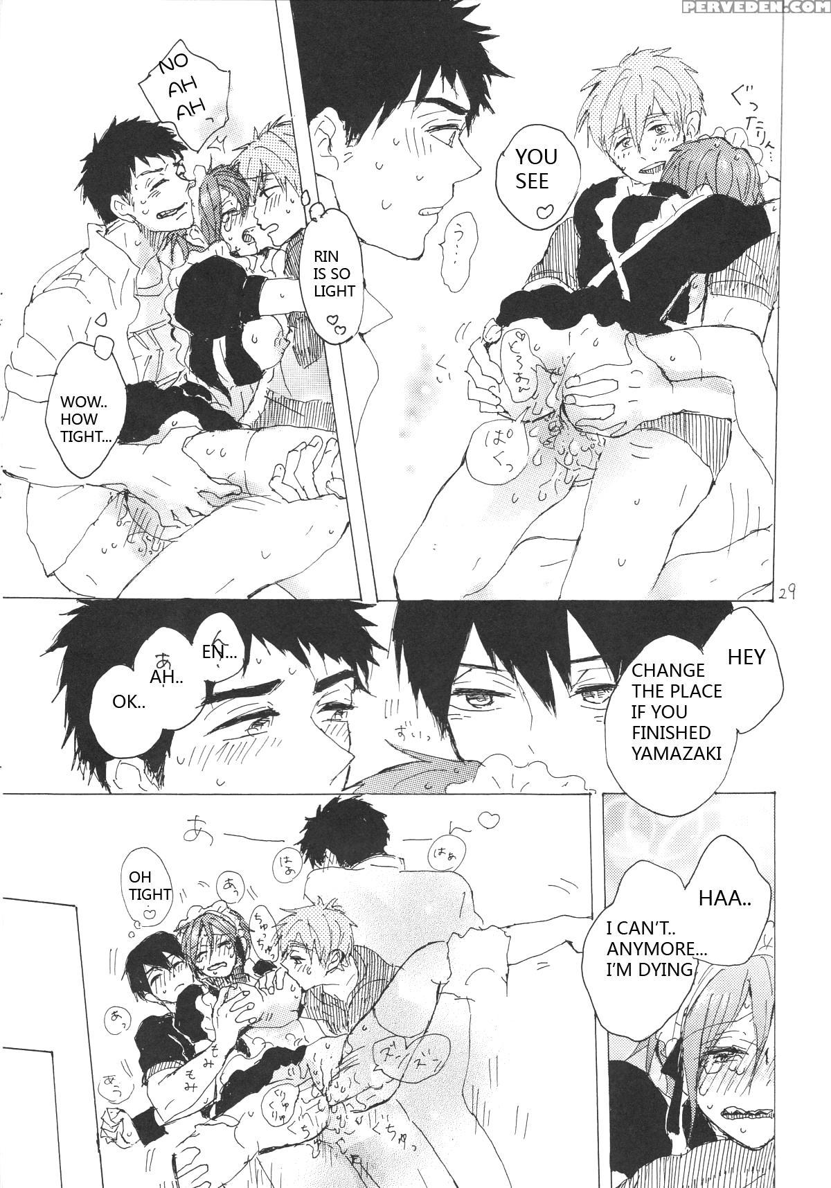 (renai Jaws 5) [sashilot (tenjou Shio)] Yon-p! (free!) [english] [rinrinlove] 1