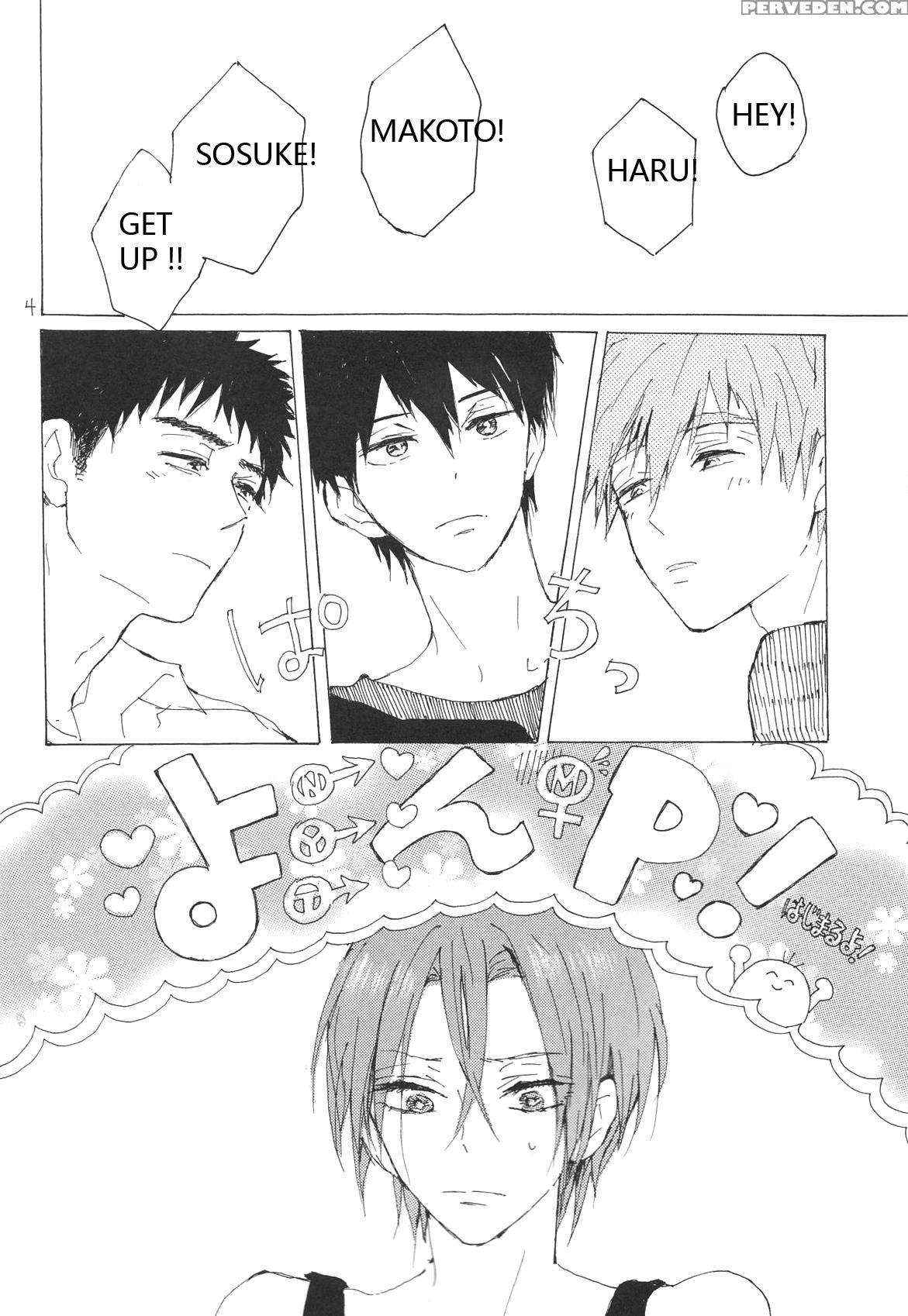 (renai Jaws 5) [sashilot (tenjou Shio)] Yon-p! (free!) [english] [rinrinlove] 1