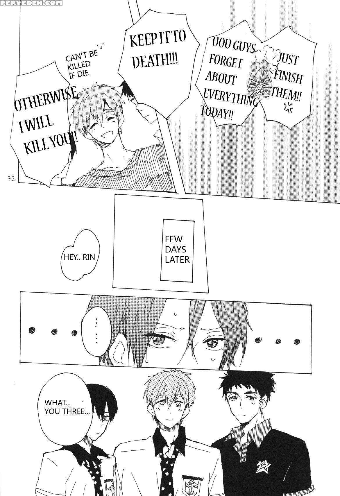 (renai Jaws 5) [sashilot (tenjou Shio)] Yon-p! (free!) [english] [rinrinlove] 1