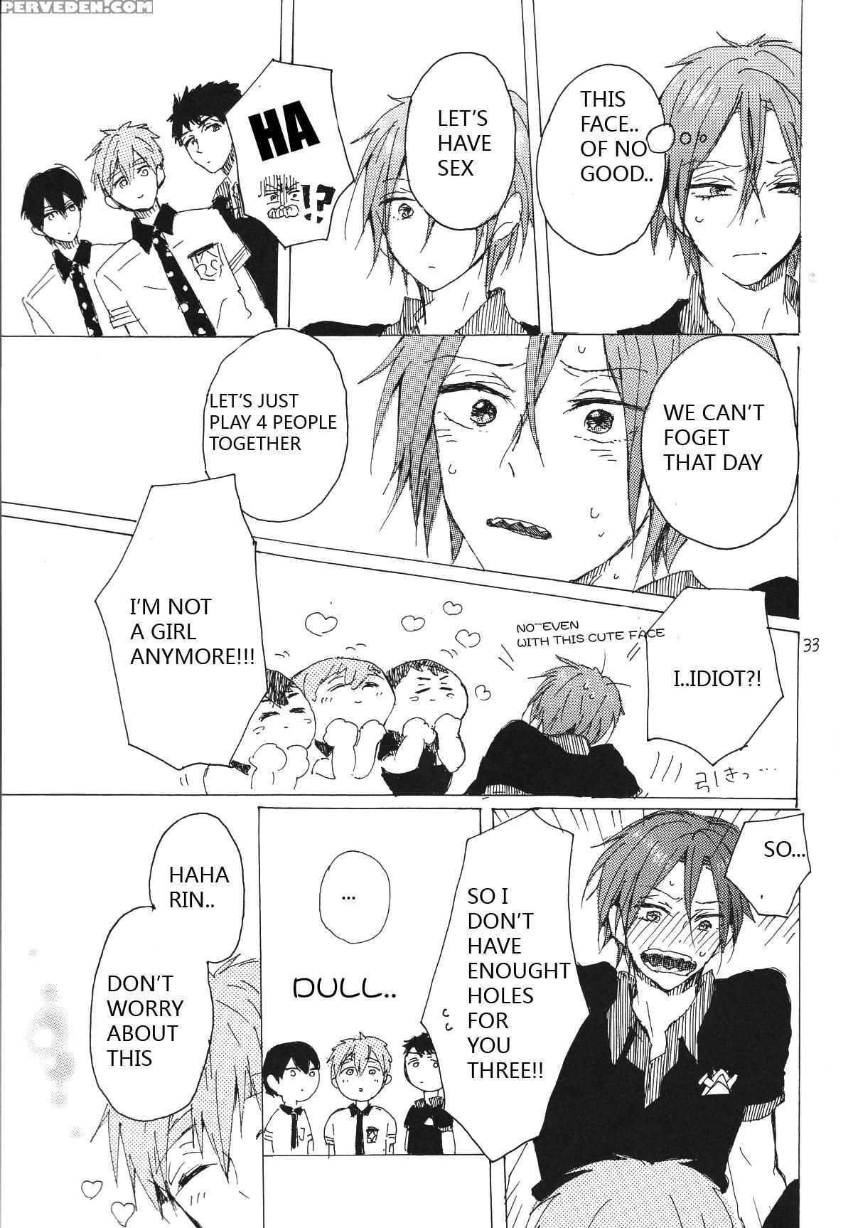 (renai Jaws 5) [sashilot (tenjou Shio)] Yon-p! (free!) [english] [rinrinlove] 1