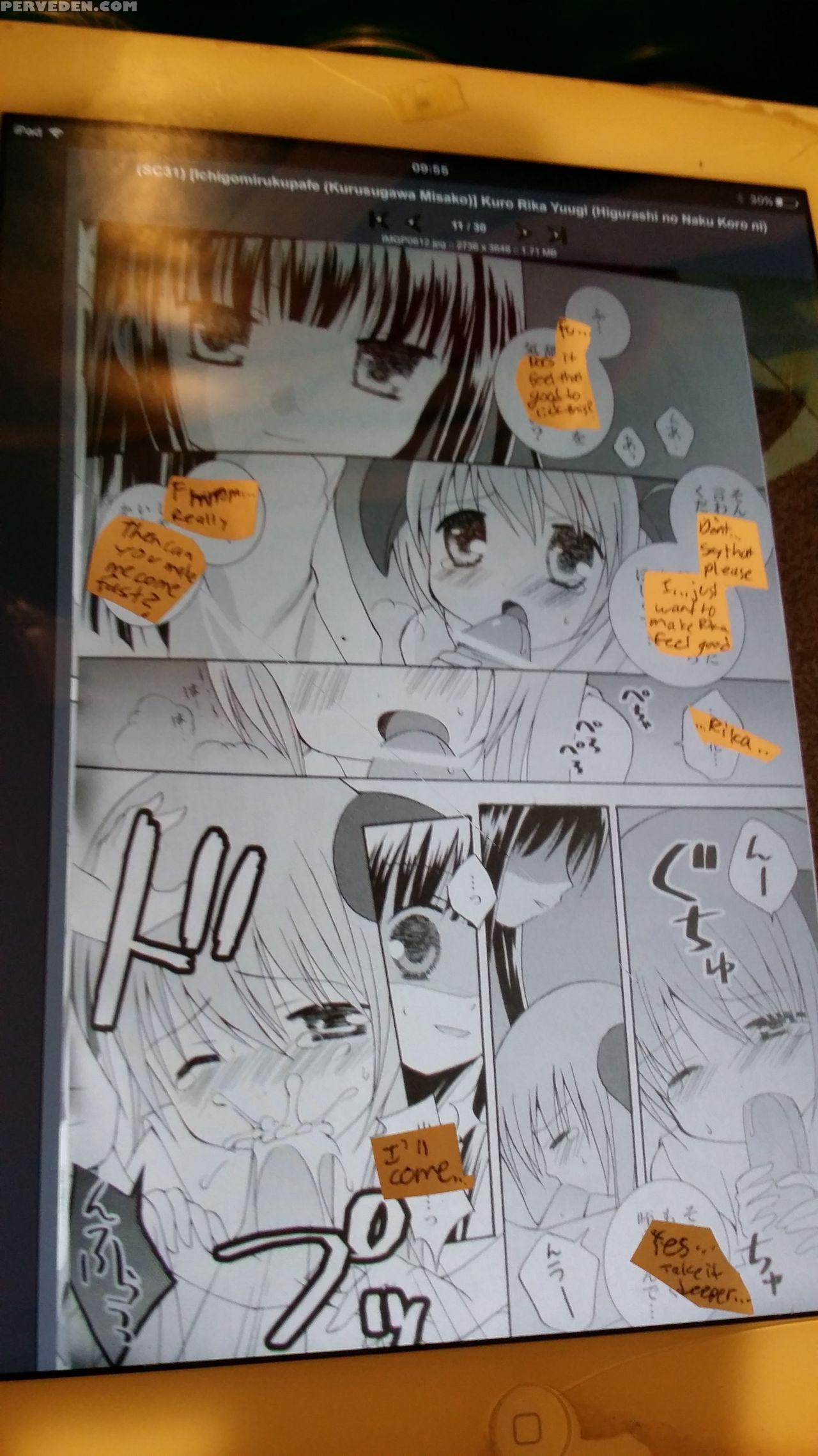 (sc31) [ichigomirukupafe (kurusugawa Misako)] Kuro Rika Yuugi (higurashi No Naku Koro Ni) [english] [sensualaoi] 1