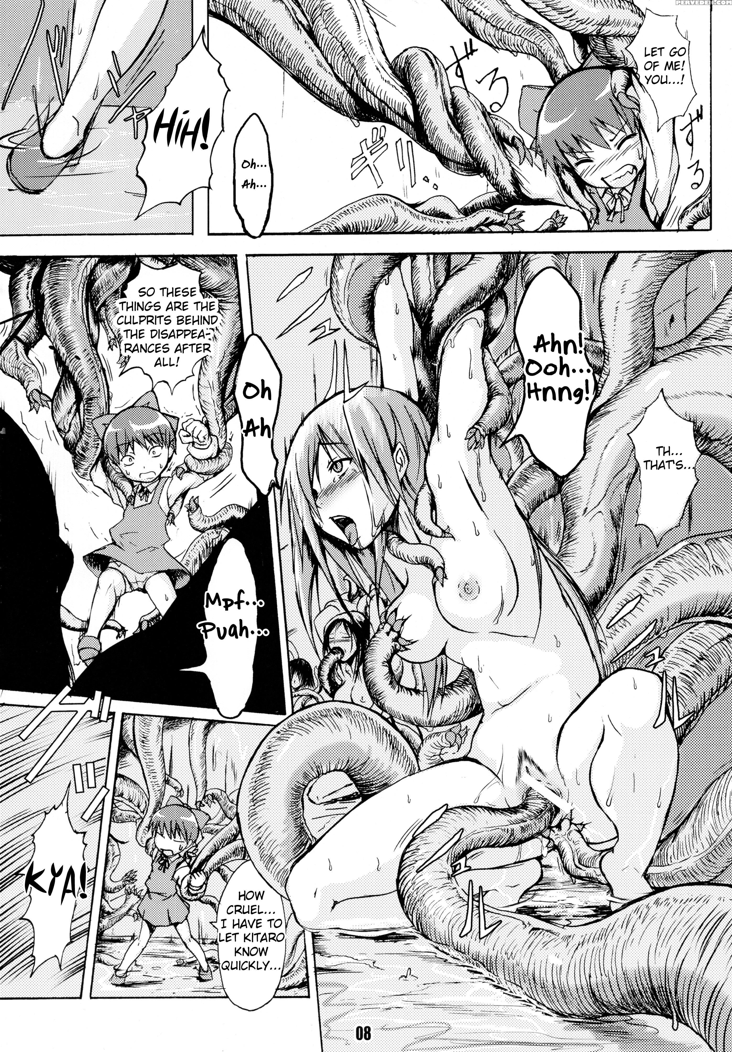 (sc36) [tanmatsu Ijou (badhand)] Neko Musume Tai Shokushu Youkai - Neko Musume Vs. Tentacle Youkai (gegege No Kitarou) [english] 1