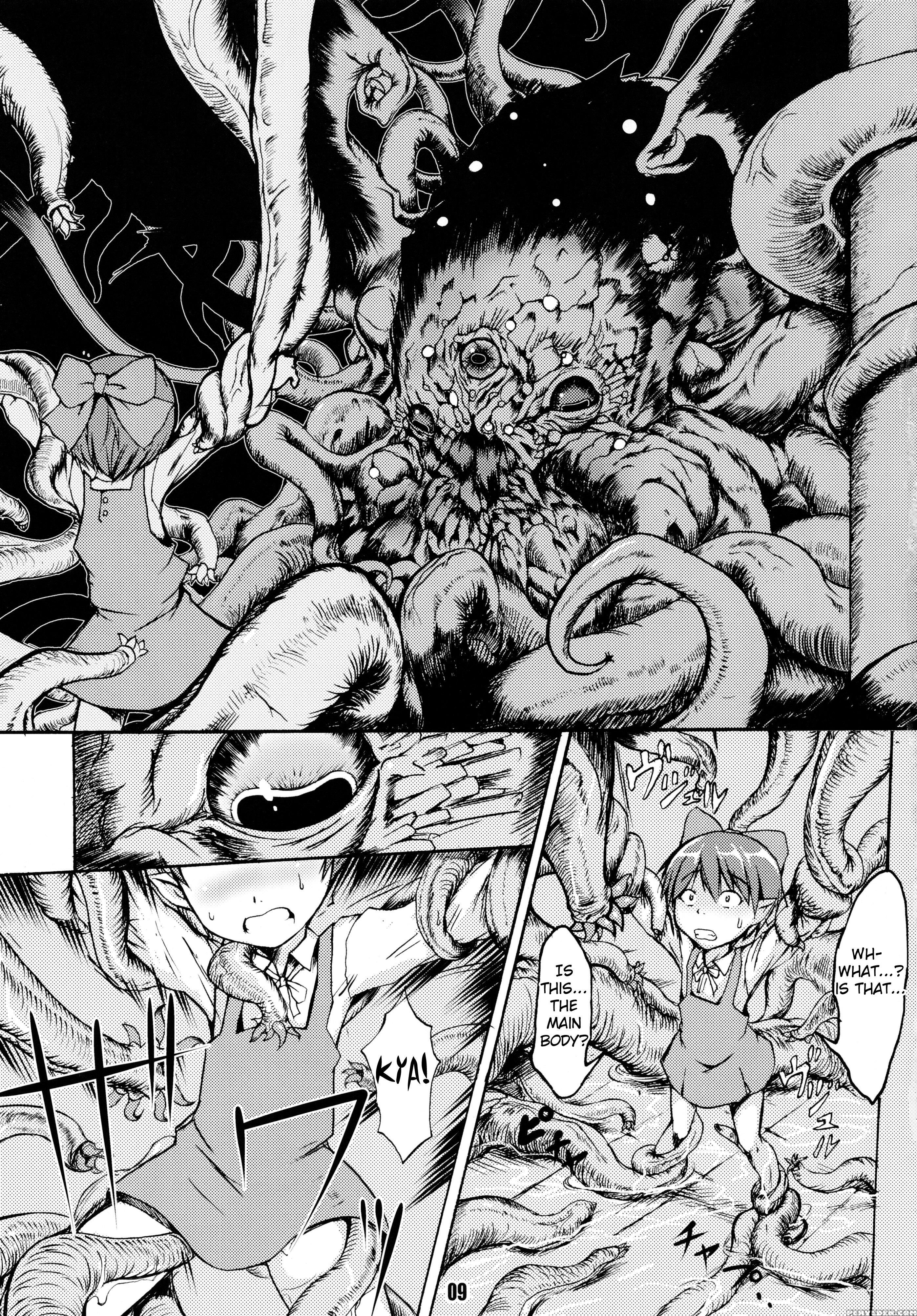 (sc36) [tanmatsu Ijou (badhand)] Neko Musume Tai Shokushu Youkai - Neko Musume Vs. Tentacle Youkai (gegege No Kitarou) [english] 1