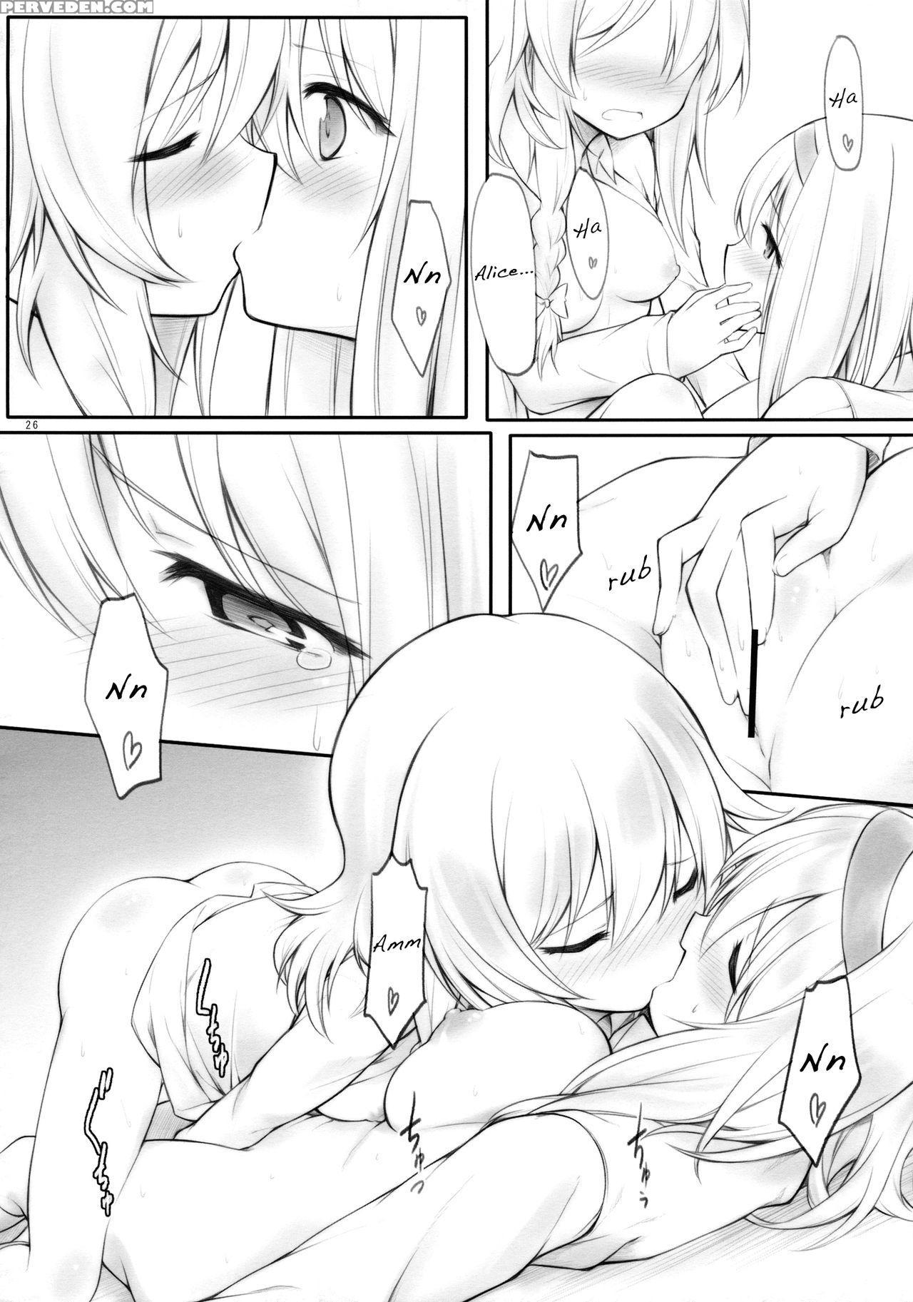 (sc62) [cloud Palette (kuroyume Naoto, Akanagi Youto)] Kiss Or Kiss? (touhou Project) [english] {yuri Reviews + Mai88} Chapter 1 Page 25