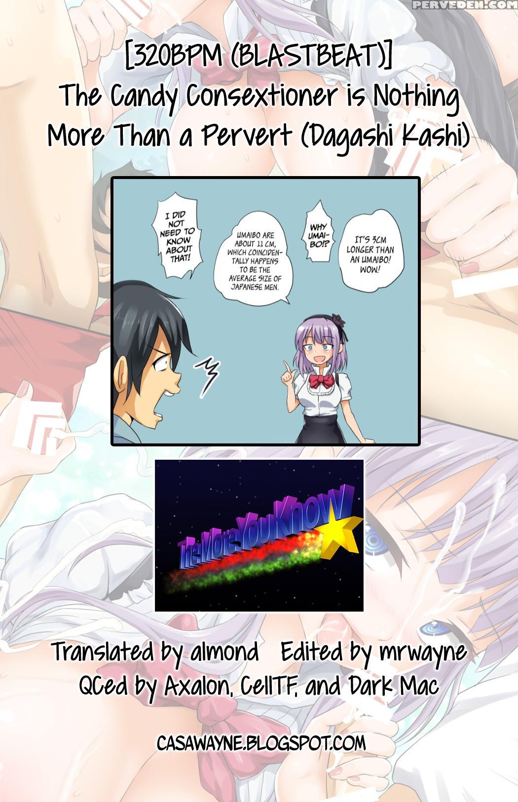 [320bpm (blastbeat)] Seika No Musume Daga, Shikashi Hentai | The Candy Consextioner Is Nothing More Than A Pervert (dagashi Kashi) [english] =cw= [digital] 1