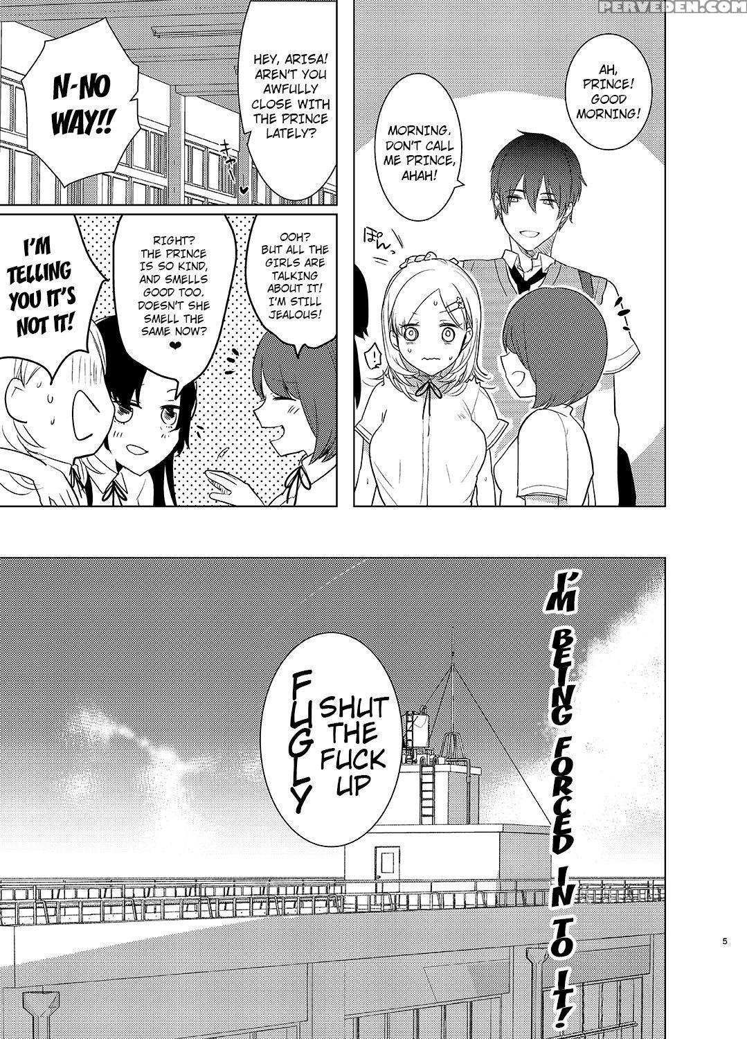 [aimaitei (aimaitei Umami)] Gakkou Ichi No Ouji-sama Ga Jitsuwa Dos De Haraguro Dakedo Atashi No Futanari Chinpo No Mae Dato Soku Ochi Mesu Ahegao Sarashichautte Hontou Desu Ka?! [english] [h-konbini] [digital] Chapter 1 Page 4