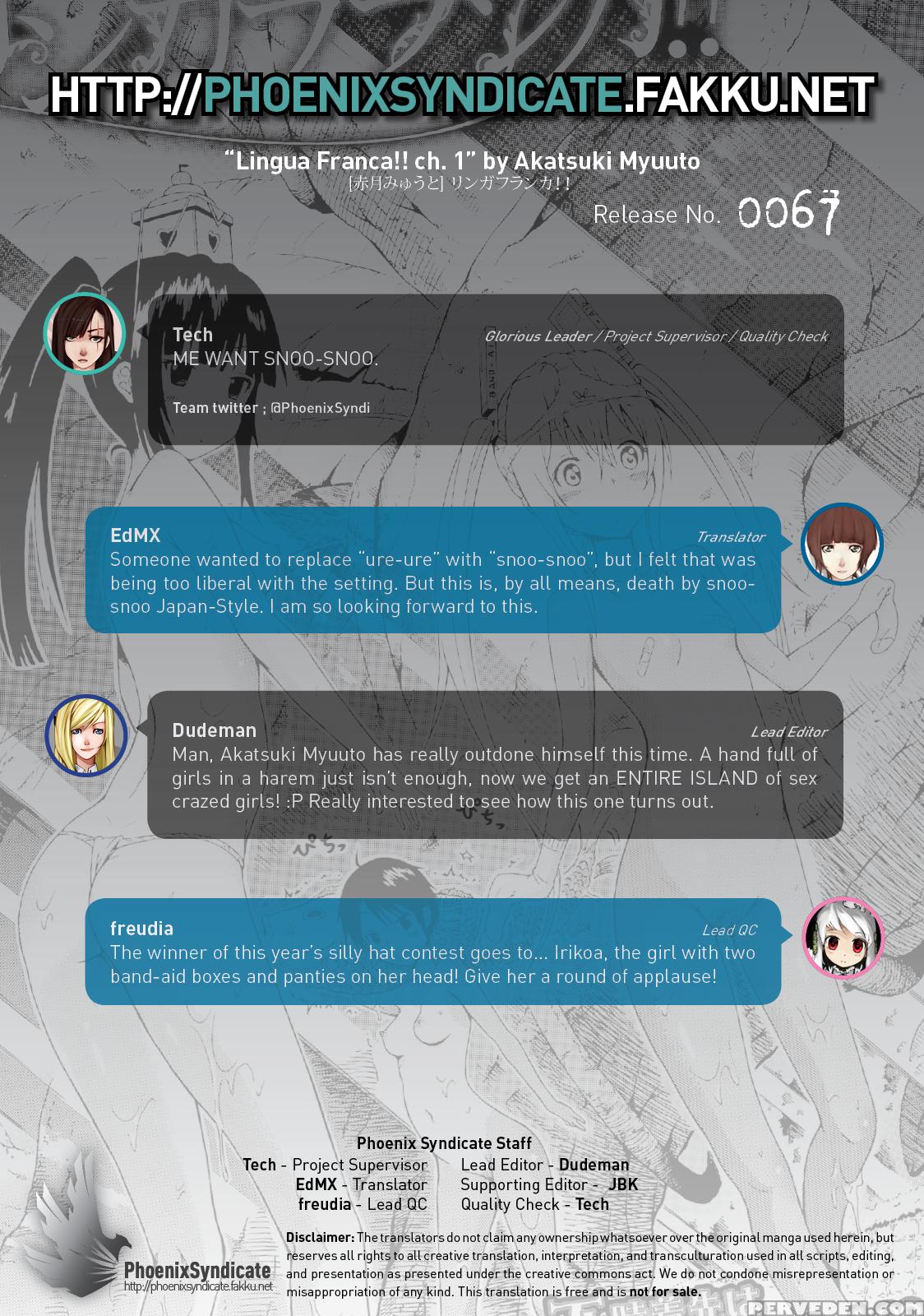[akatsuki Myuuto] Lingua Franca!! Ch. 1 (comic Mugen Tensei 2015-08) [english] [psyn] 1