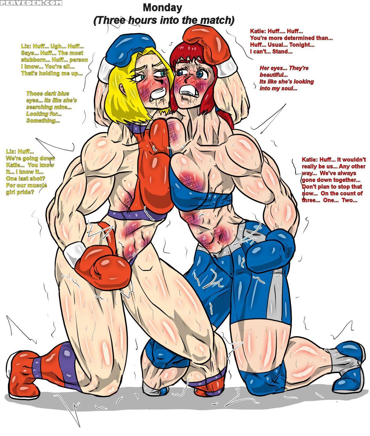 [allesey] Boxing Girls Katie Vs. Liz Rounds 1-4 (e... 1
