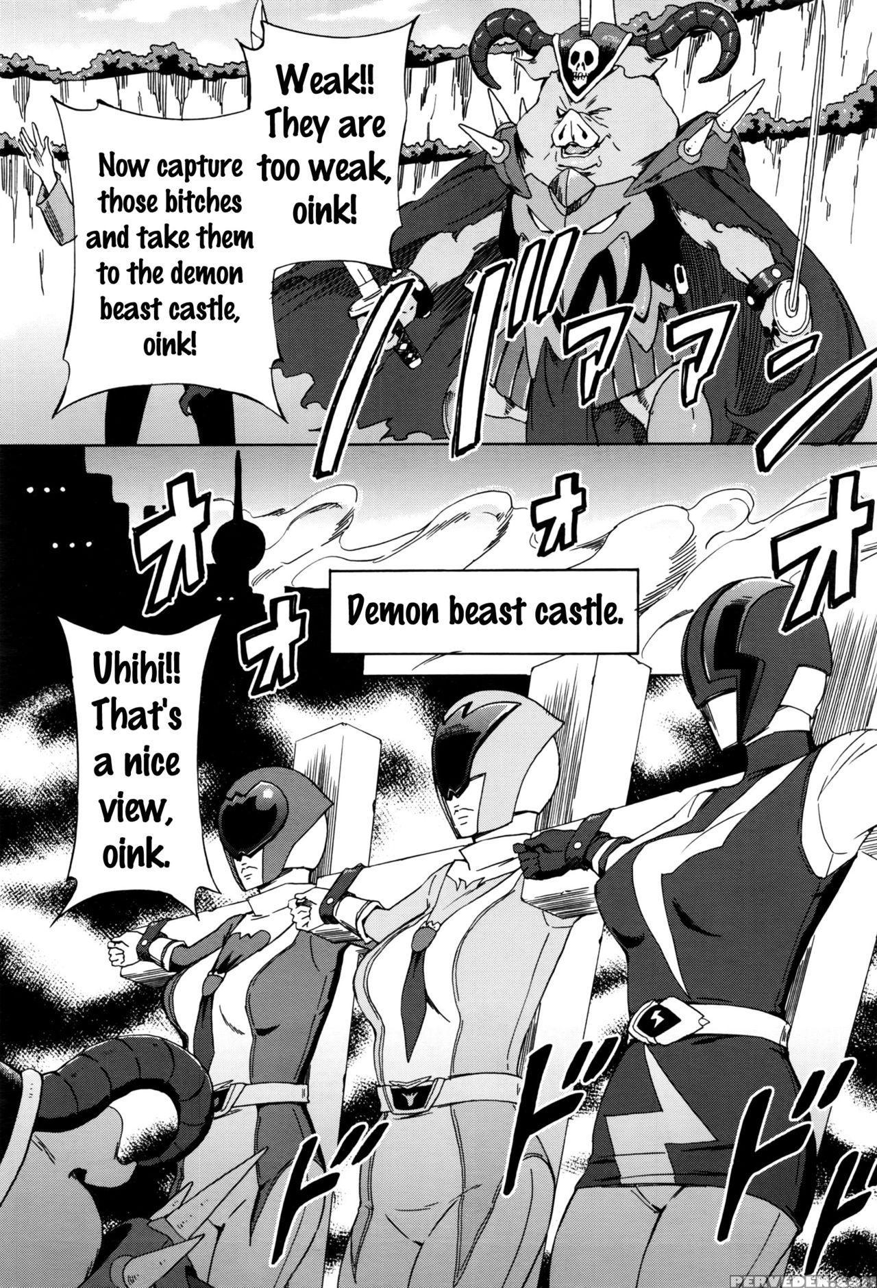 [amano Ameno] Dai Buta Shougun No Gyakugeki ~superheroine Taisen~ | Pig General's Counter Attack (comic Anthurium 2016-09) [english] {doujins.com} Chapter 1 Page 4