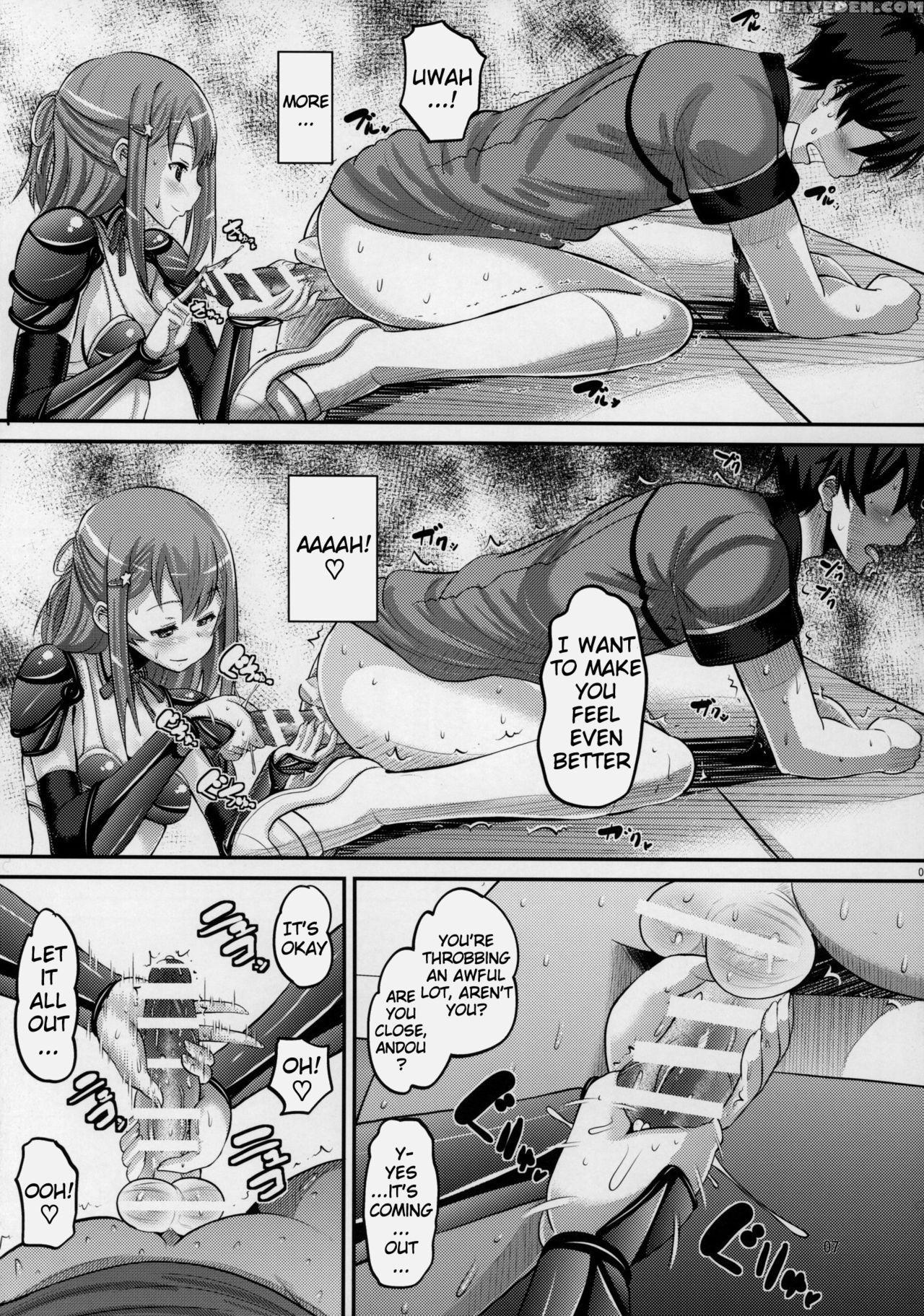 [amp (norakuro Nero)] Bikini Armor Na Tomoyo To Gonyogonyo Shitai! (inou-battle Wa Nichijou-kei No Naka De) [english] {doujins.com} Chapter 1 Page 6