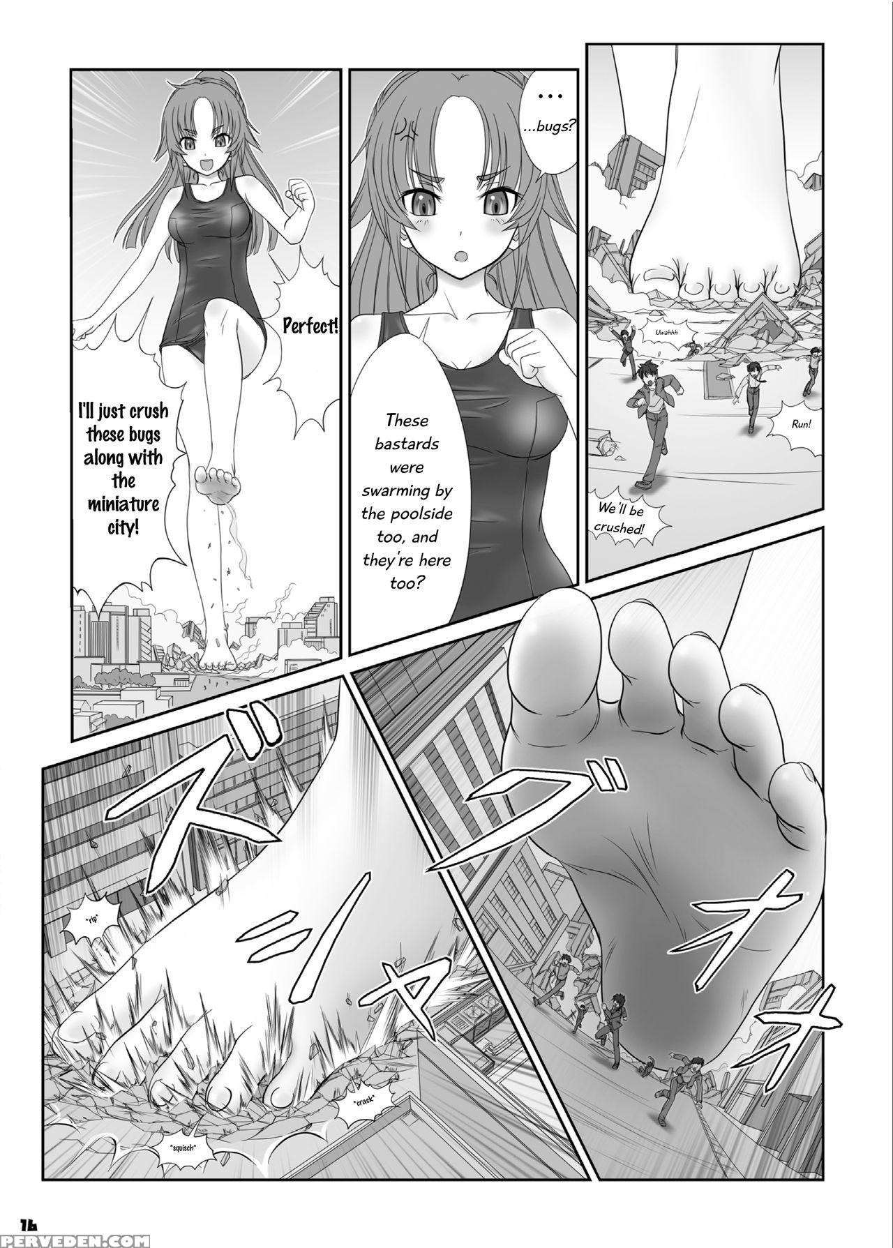 [ashurame Gajoh (hakuto)] Toaru Shoujo No Miniature Play | A Certain Specific Girl's Miniature Play (big Girl Crushed Us) [english] [digital] 1