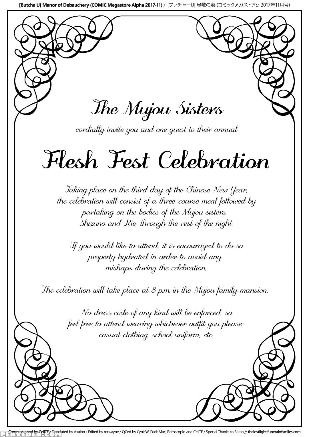 [butcha-u] Manor Of Debauchery (comic Megastore Alpha 2017-11) [english] =tll + Mrwayne= [digital] Chapter 1 Page 29