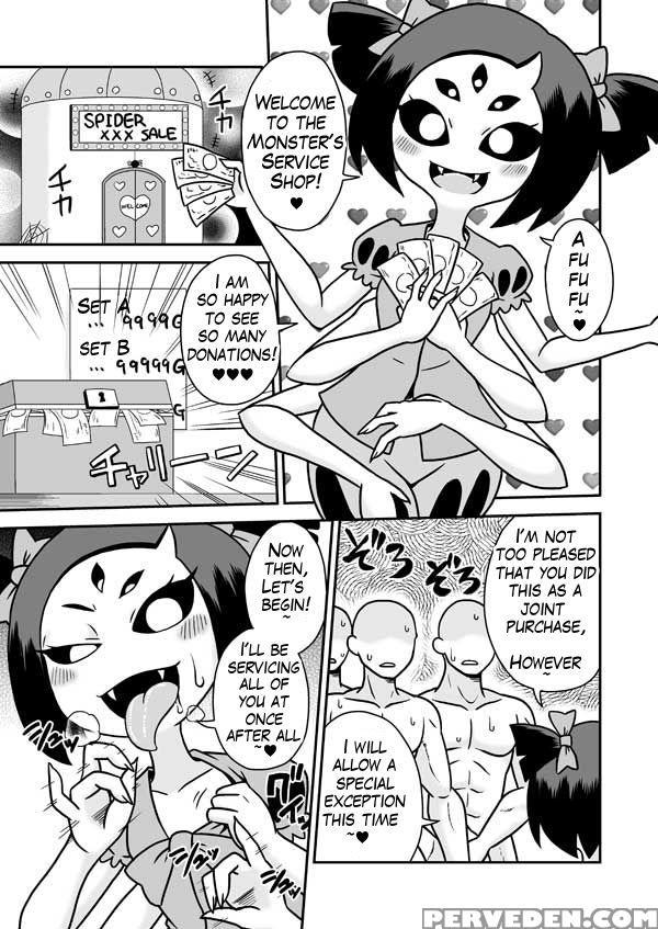 [chapedizo (aruse Yuuji)] Kumo No Service-ten | Monster's Service Shop (undertale) [english] [quizerno] [digital] 1