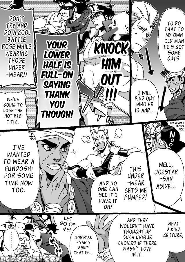 [chrono Nanae] Mago Haji Jii Wo Aishisugiteru | Grandson Loves His Grandfather Too Much (jojo's Bizarre Adventure) [english] {leon990 Scanlations} Chapter 1 Page 122