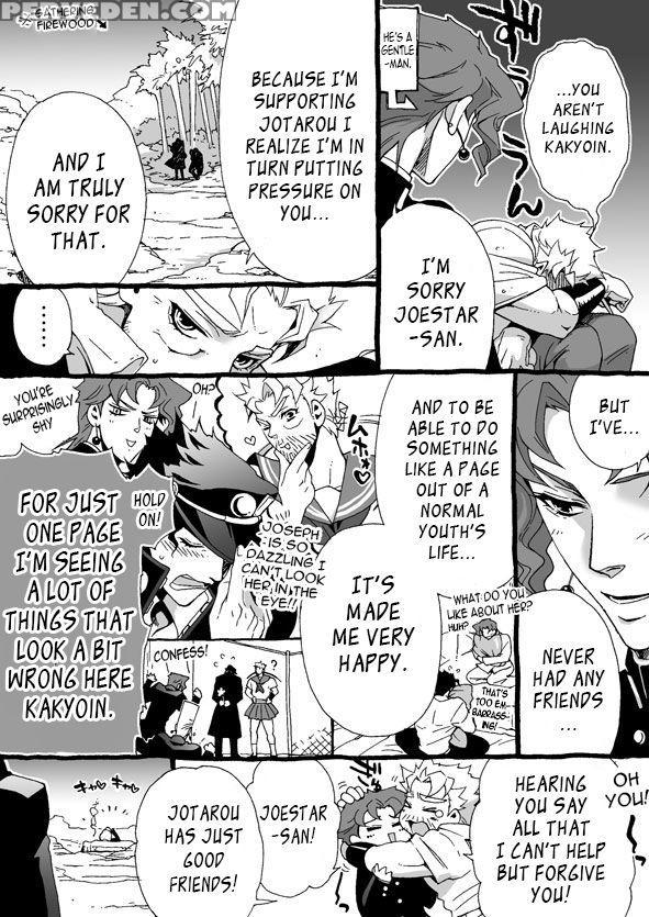 [chrono Nanae] Mago Haji Jii Wo Aishisugiteru | Grandson Loves His Grandfather Too Much (jojo's Bizarre Adventure) [english] {leon990 Scanlations} Chapter 1 Page 56