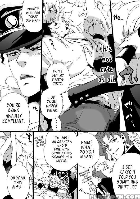 [chrono Nanae] Mago Haji Jii Wo Aishisugiteru | Grandson Loves His Grandfather Too Much (jojo's Bizarre Adventure) [english] {leon990 Scanlations} Chapter 1 Page 60