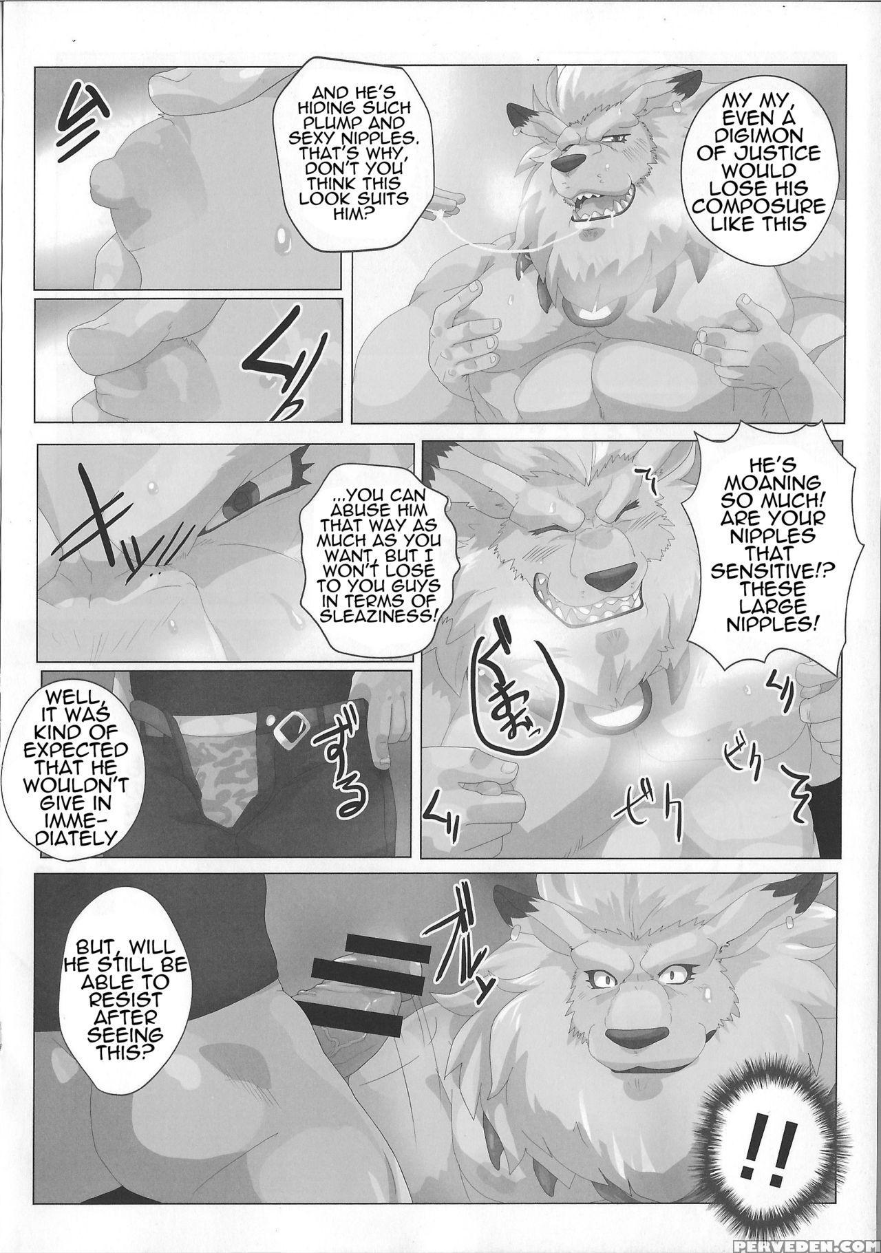 [debirobu] For The Lion-man Type Electric Life Form To Overturn Fate - Leomon Doujin [eng] 1