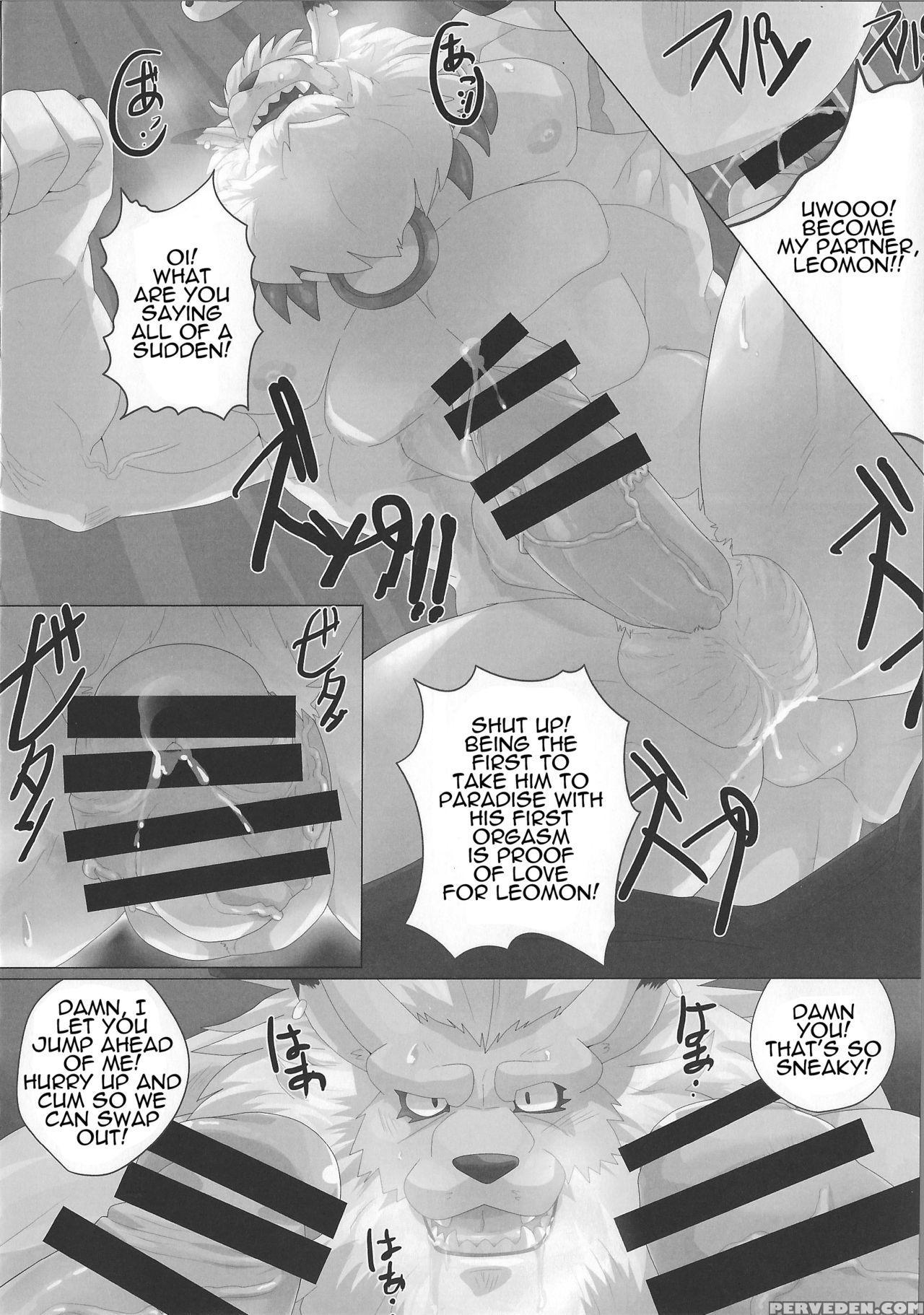 [debirobu] For The Lion-man Type Electric Life Form To Overturn Fate - Leomon Doujin [eng] 1