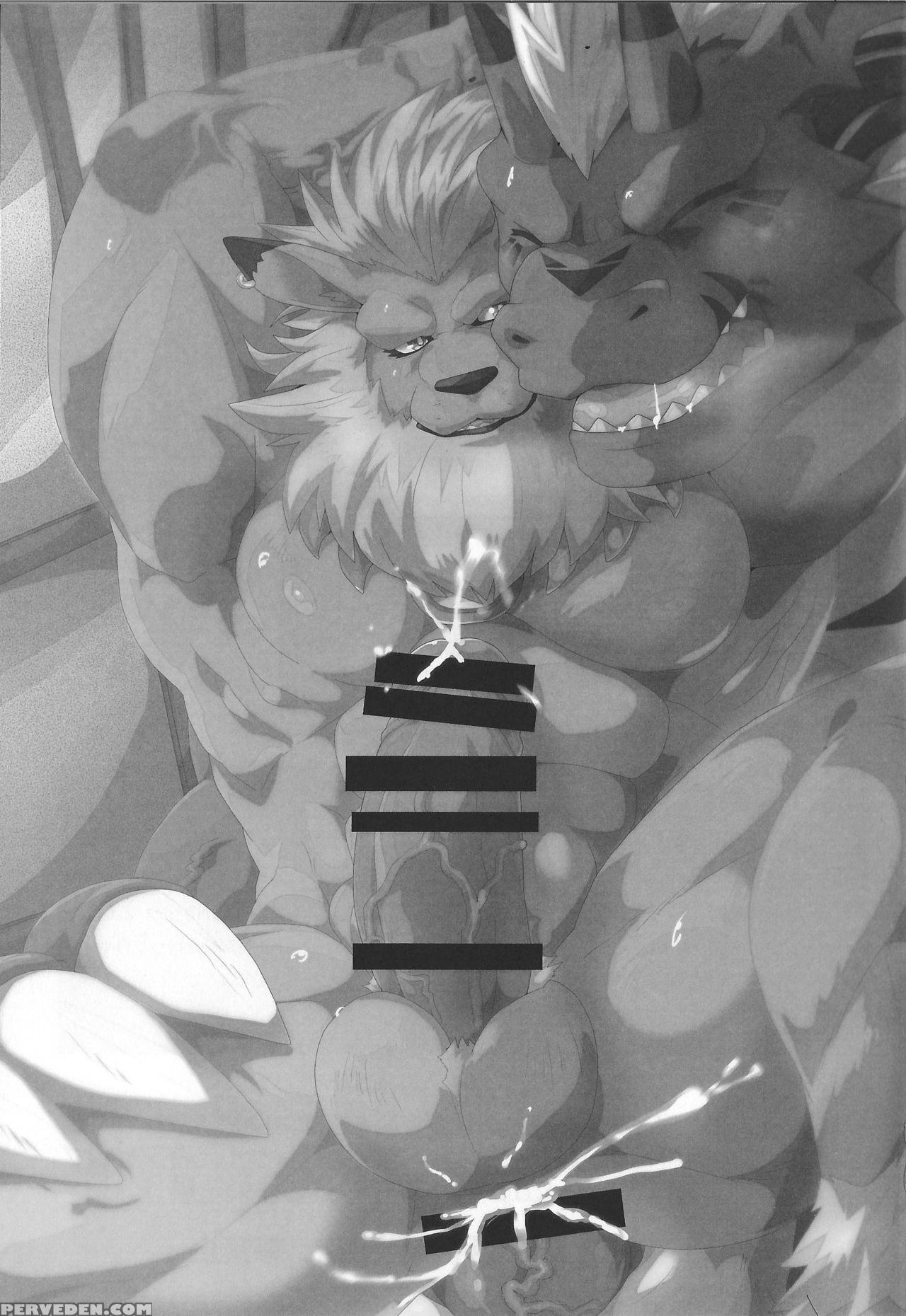 [debirobu] For The Lion-man Type Electric Life Form To Overturn Fate - Leomon Doujin [eng] 1