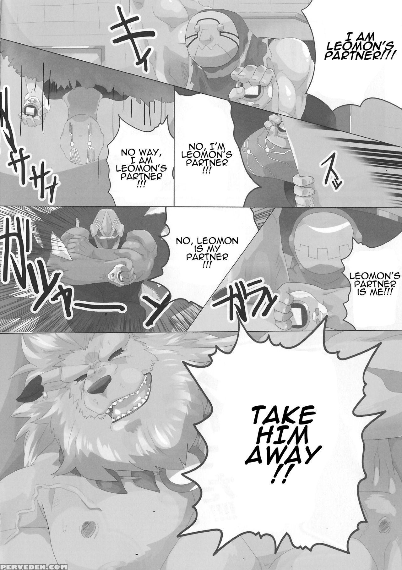 [debirobu] For The Lion-man Type Electric Life Form To Overturn Fate - Leomon Doujin [eng] 1