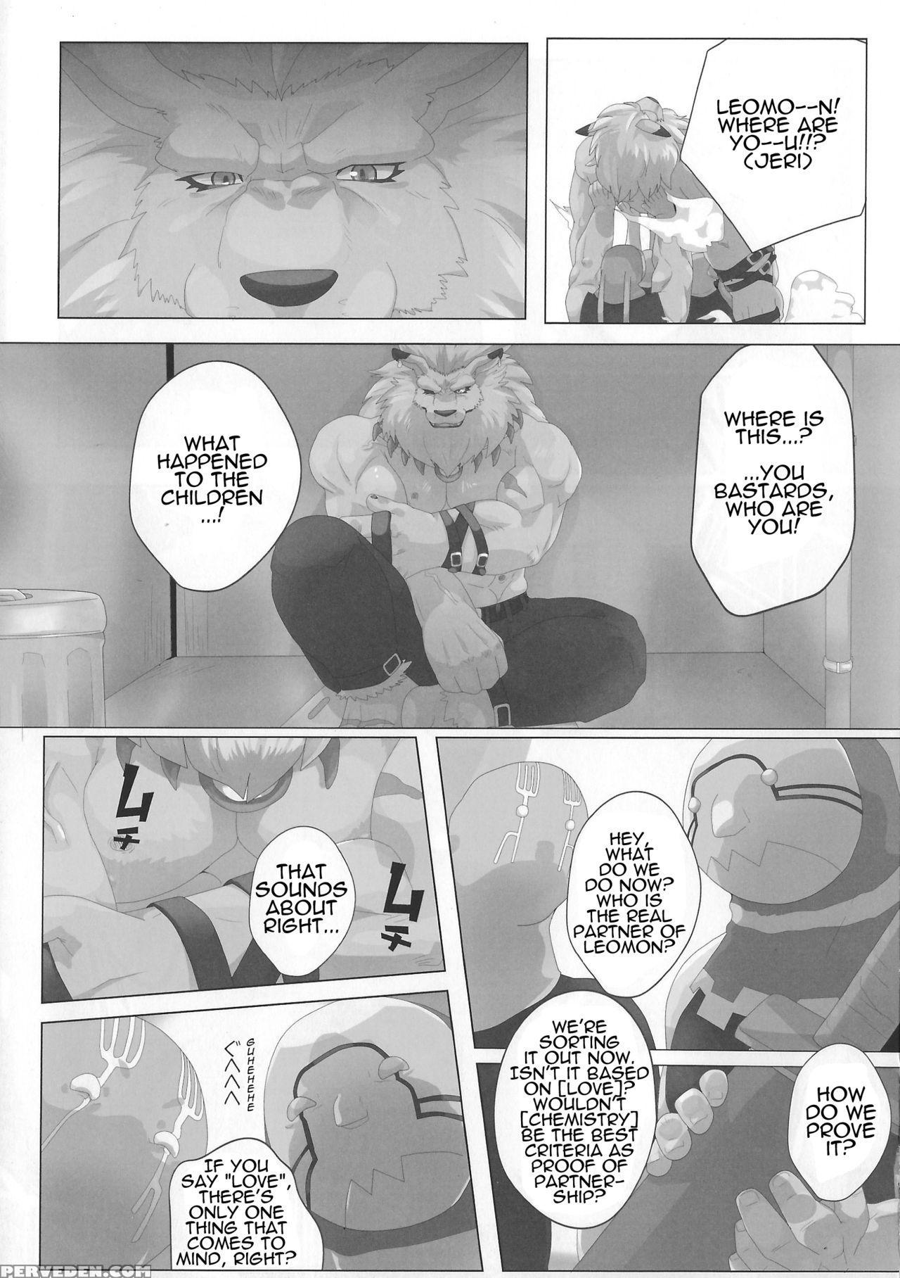 [debirobu] For The Lion-man Type Electric Life Form To Overturn Fate - Leomon Doujin [eng] 1