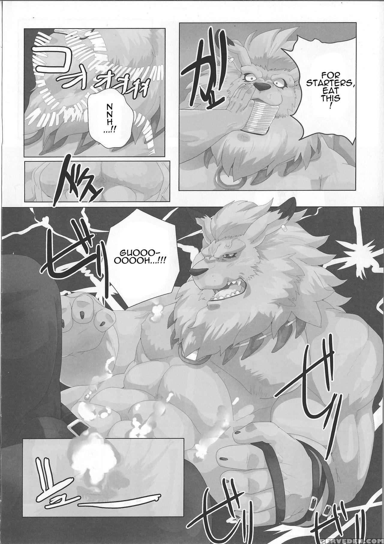 [debirobu] For The Lion-man Type Electric Life Form To Overturn Fate - Leomon Doujin [eng] 1