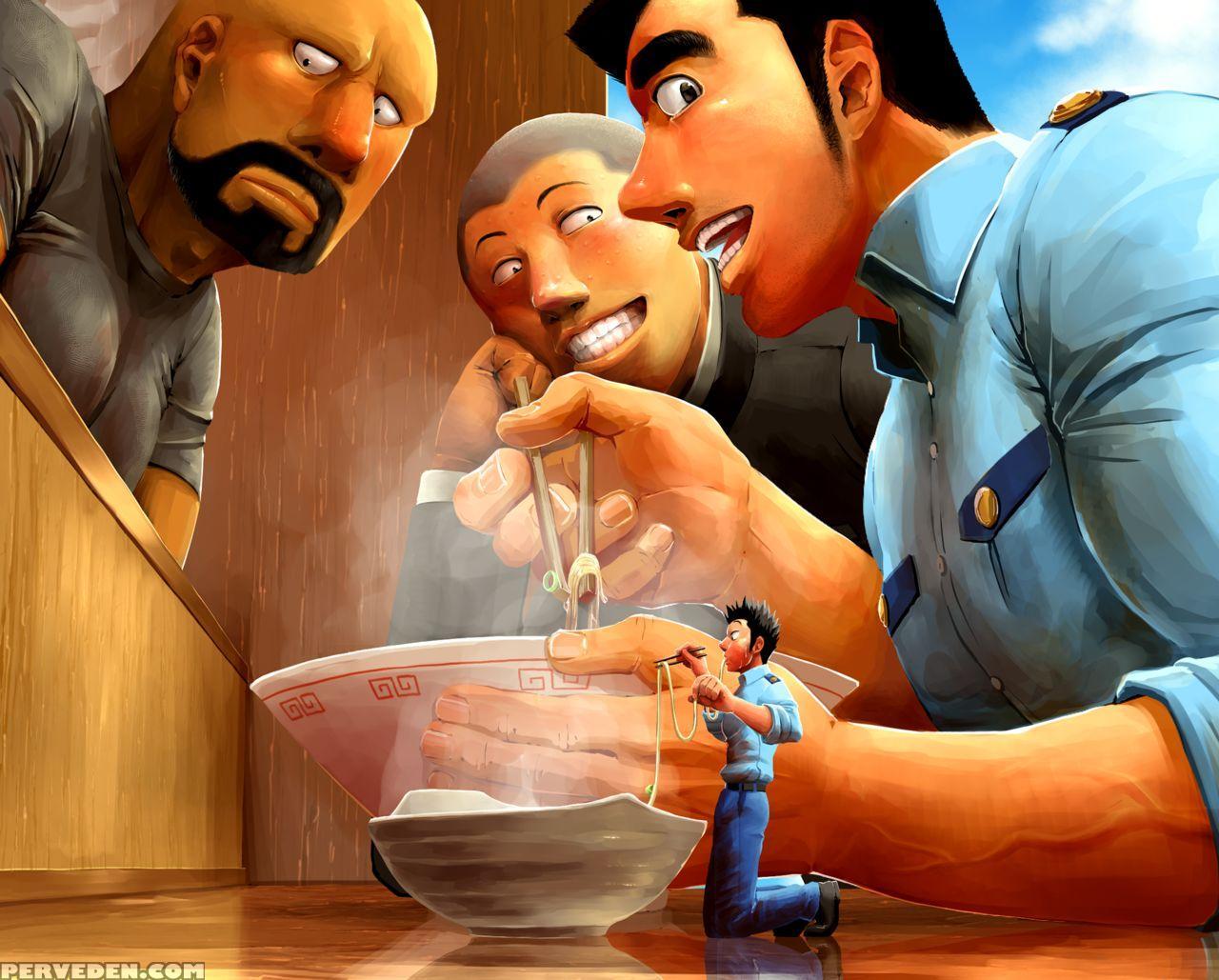 [gakuranman Chijimetaro] Giant Policeman - Free Ve... 1