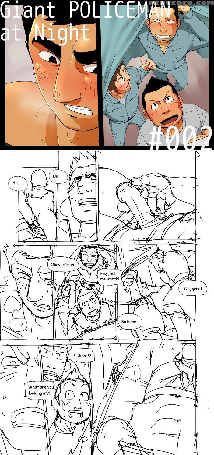 [gakuranman Chijimetaro] Giant Policeman - Free Ve... 1