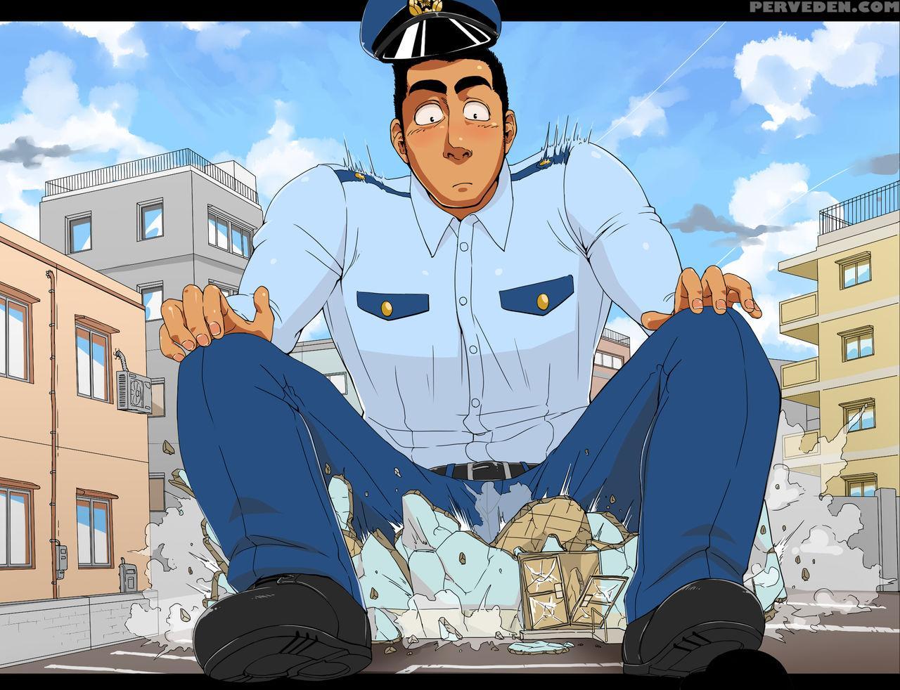 [gakuranman Chijimetaro] Giant Policeman - Free Ve... 1