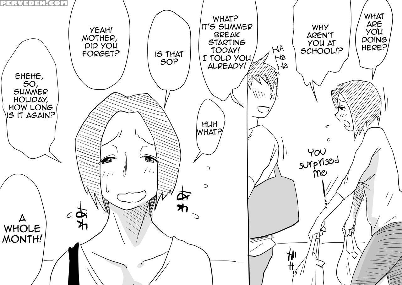 [haitoku Sensei] Ano! Okaa-san No Shousai ~musuko No Natsuyasumi Hen~ | Oh! Mother's Particulars ~son's Summer Break~ [english] [amoskandy] 1