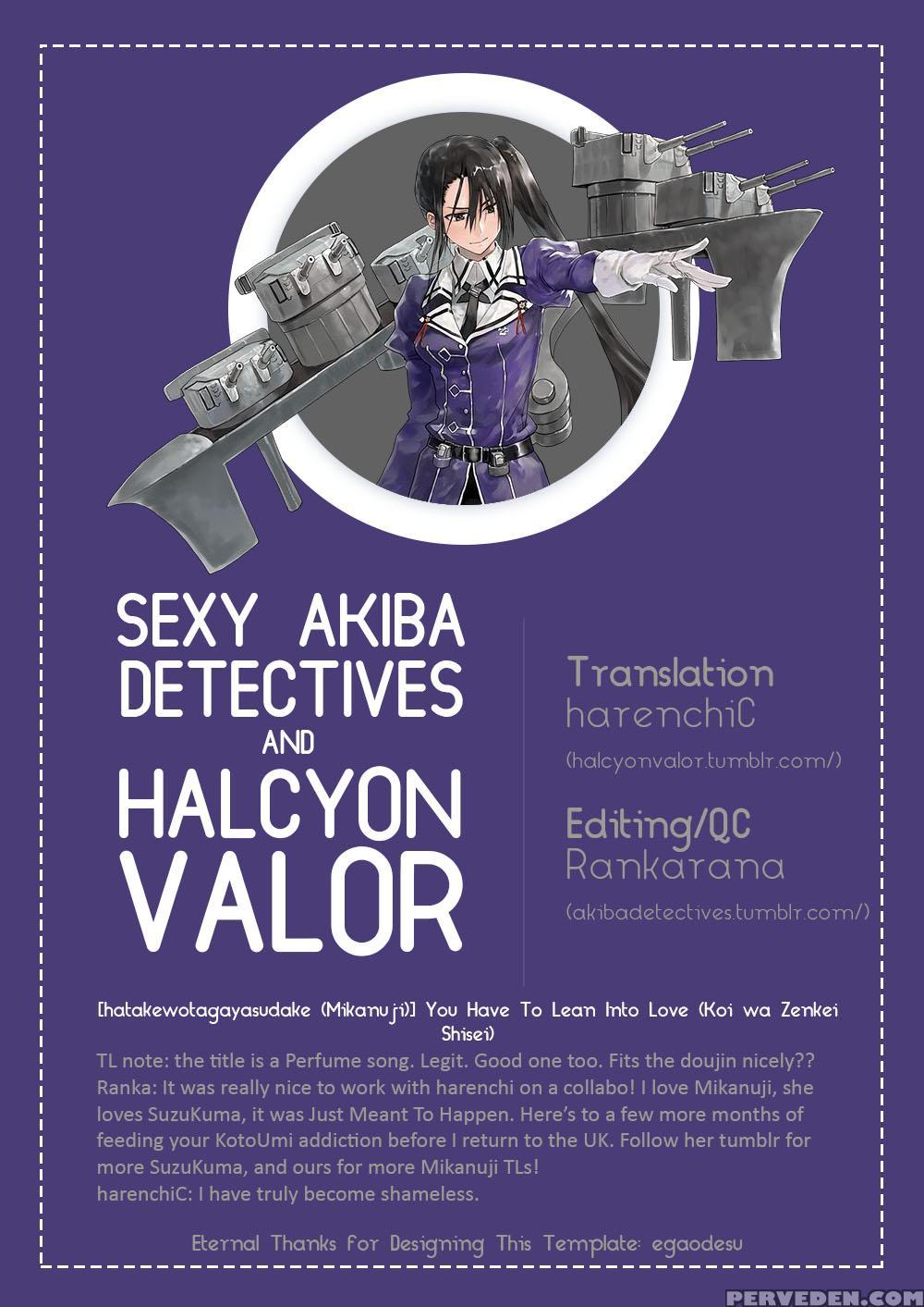 [hatakewotagayasudake (mikanuji)] Koi Wa Zenkei Shisei | You Have To Lean In To Love (kantai Collection -kancolle-) [english] [halcyonvalor + Sexy Akiba Detectives] Chapter 1 Page 19