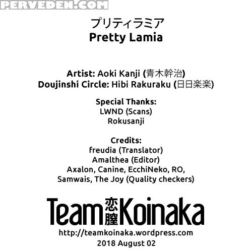 [hibi Rakuraku (aoki Kanji)] Pretty Lamia [english... 1
