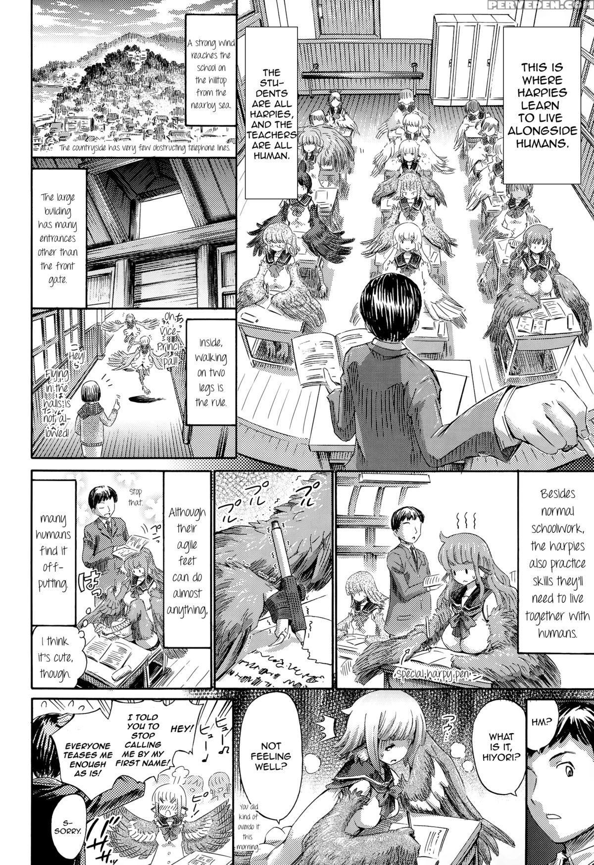 [horitomo] Harpy No Manabiya ~kashimashi Class~ | Harpy School ~noisy Class~ (comic Unreal 2015-02 Vol. 53) [english] {justice} Chapter 1 Page 4