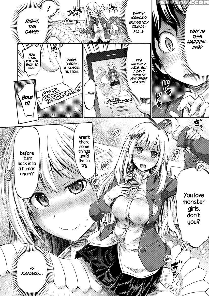 [horitomo] Monmusu Hentai Appli De Go! | Monster Girl Transformation Go! (comic Unreal 2017-04 Vol. 66) [english] =dark Mac + Cw= [digital] Chapter 1 Page 6